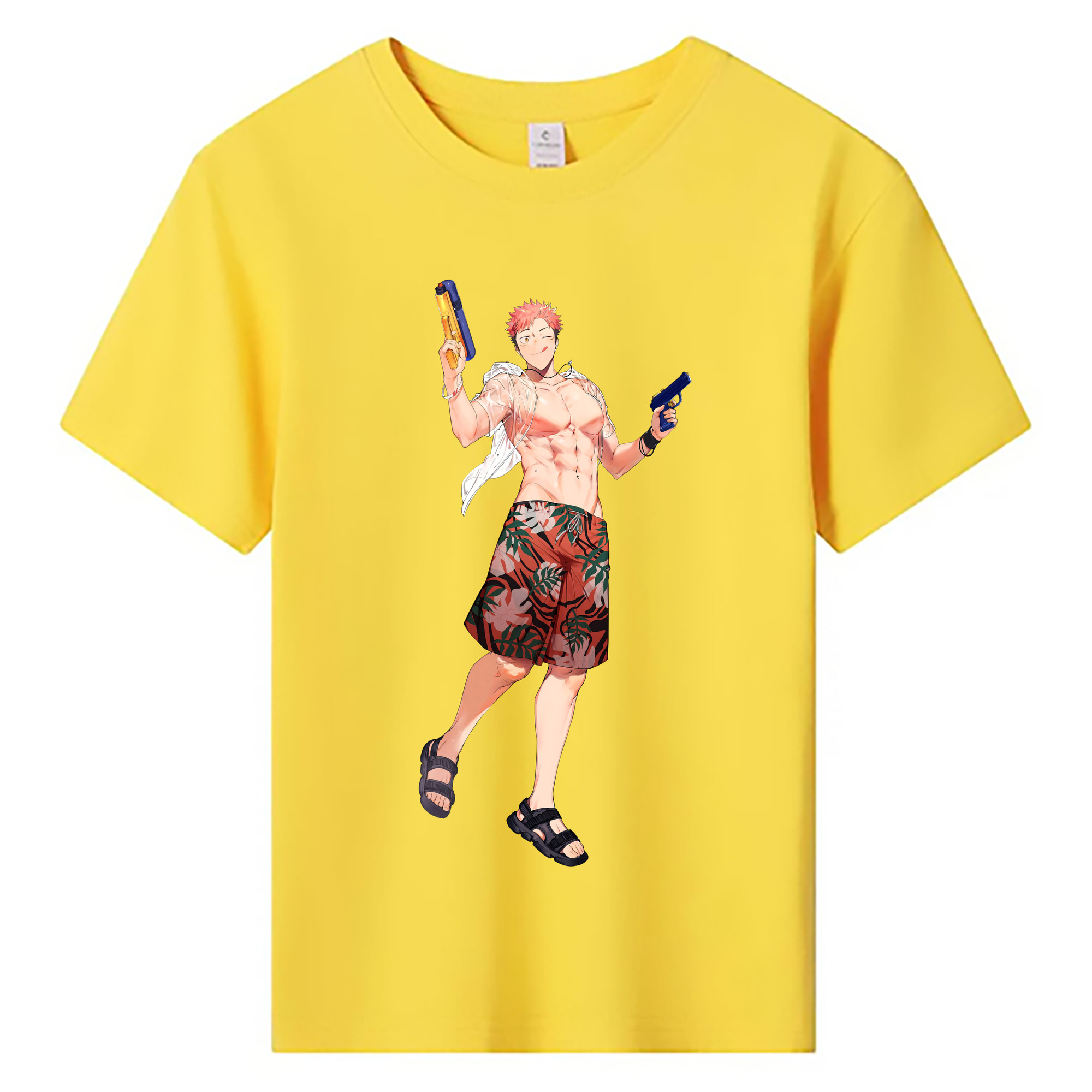 （画像用） 呪術廻戦 Jujutsu Kaisen 綿100％キッズTシャツ（フロントプリント）