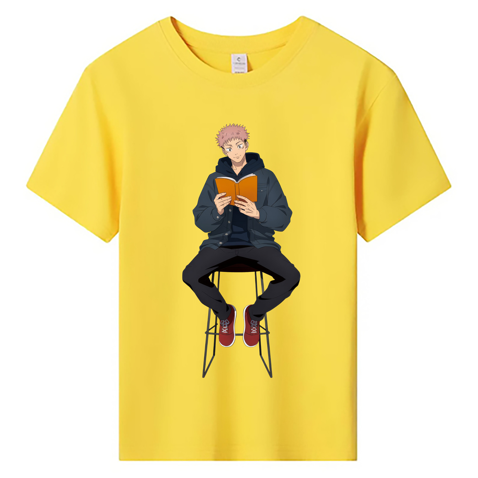 （画像用） 呪術廻戦 Jujutsu Kaisen 綿100％キッズTシャツ（フロントプリント）