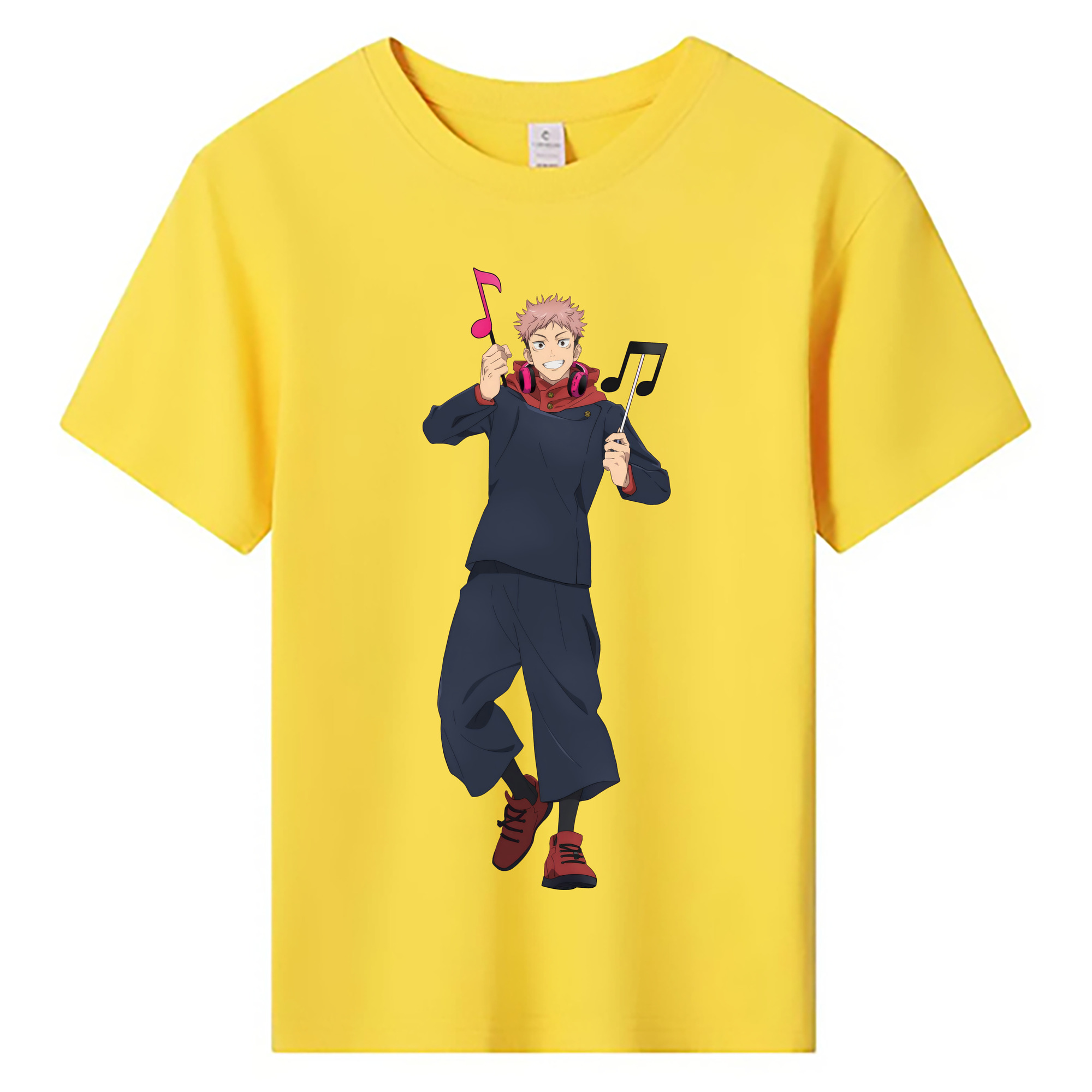 （画像用） 呪術廻戦 Jujutsu Kaisen 綿100％キッズTシャツ（フロントプリント）