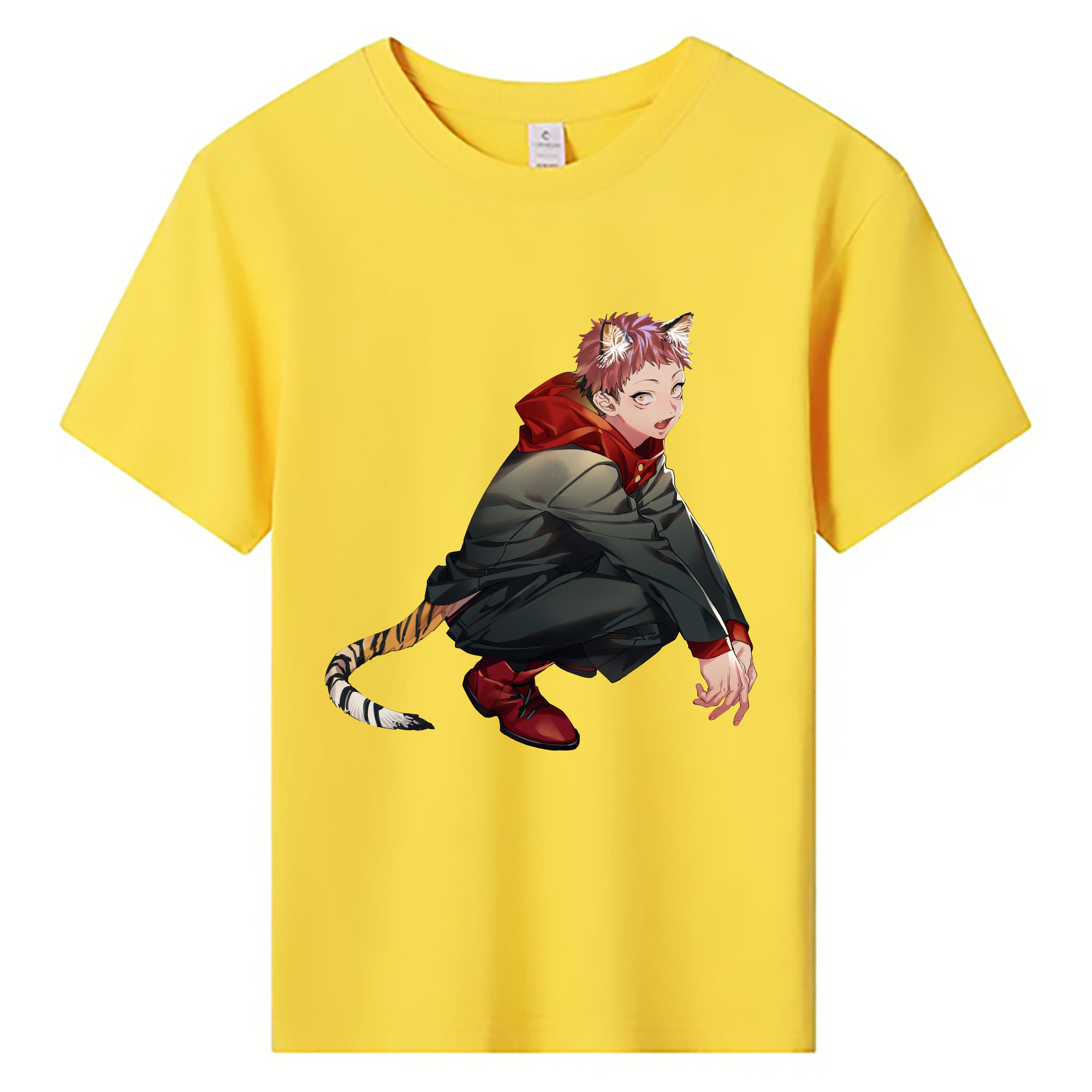 （画像用） 呪術廻戦 Jujutsu Kaisen 綿100％キッズTシャツ（フロントプリント）