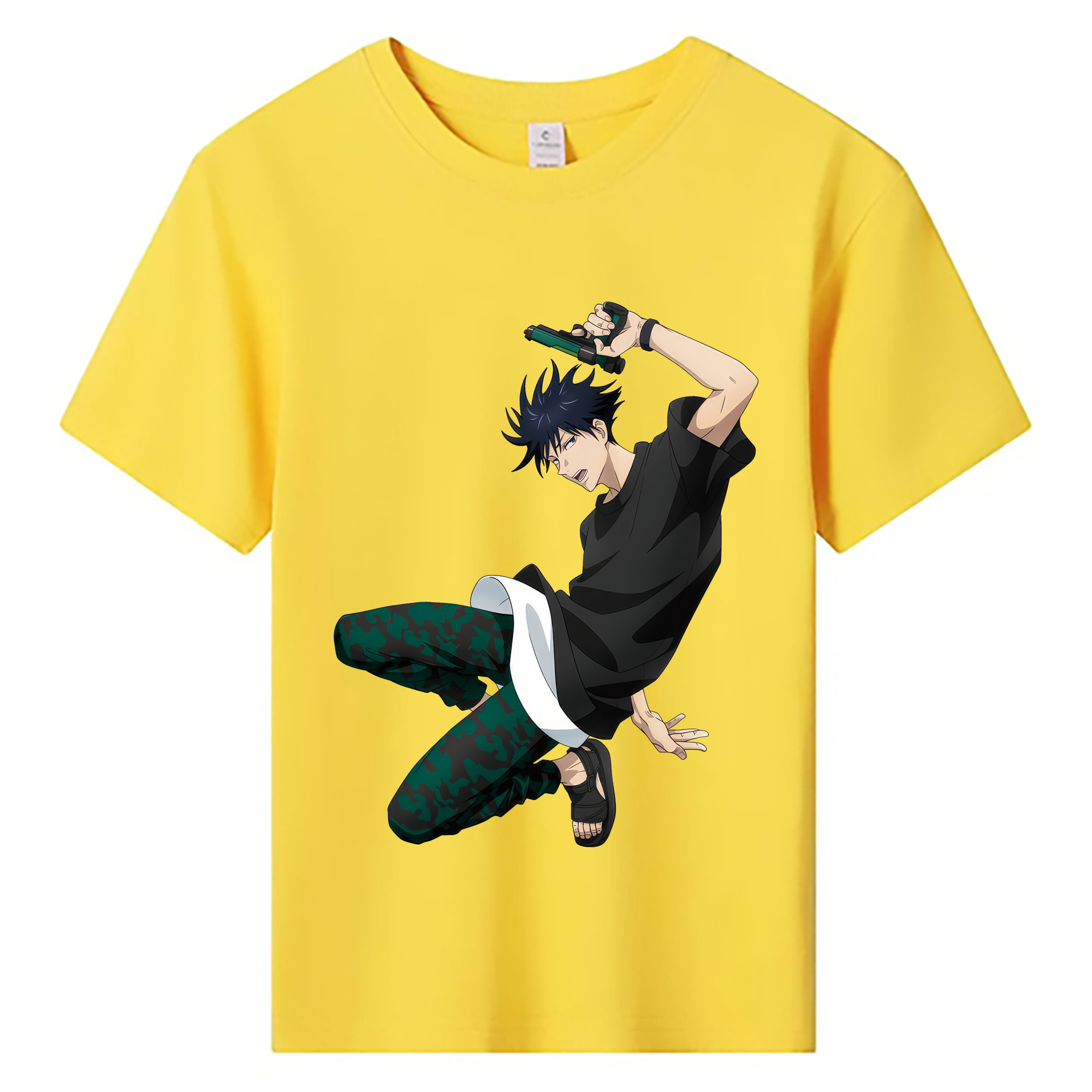 （画像用） 呪術廻戦 Jujutsu Kaisen 綿100％キッズTシャツ（フロントプリント）