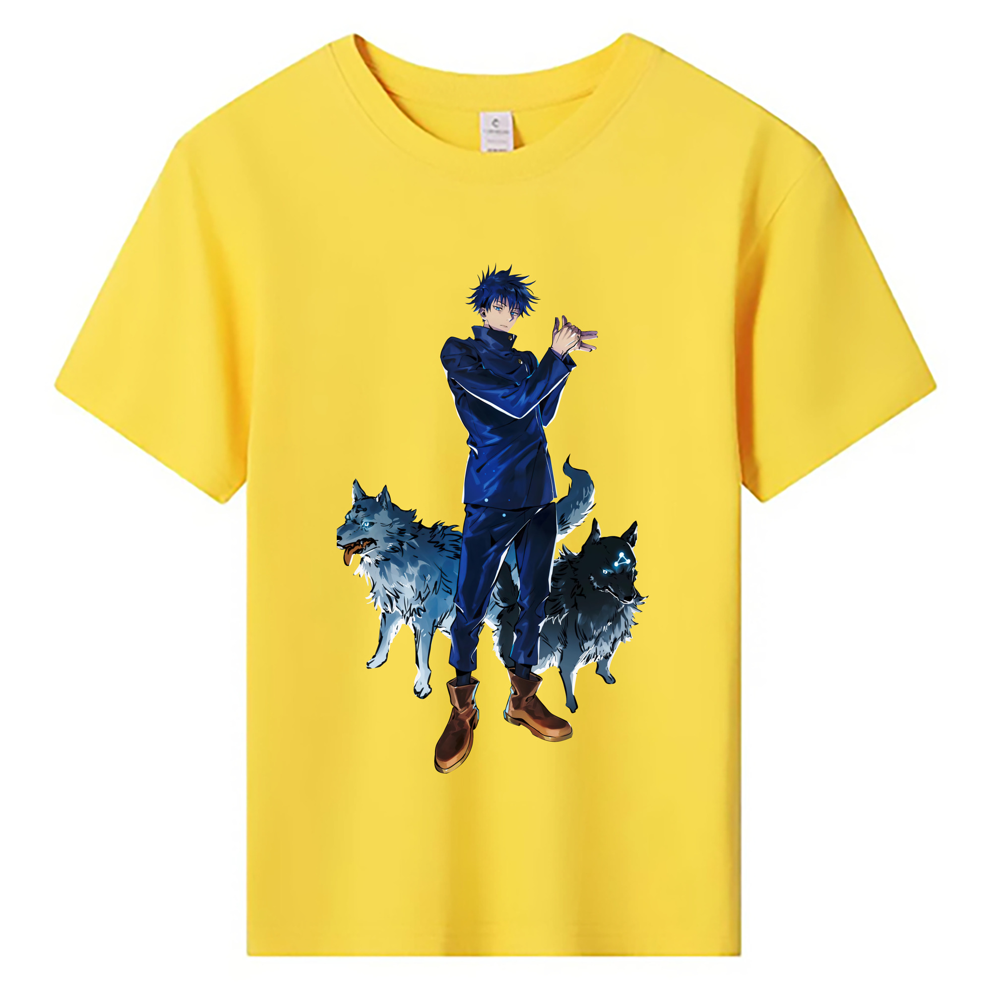 （画像用） 呪術廻戦 Jujutsu Kaisen 綿100％キッズTシャツ（フロントプリント）