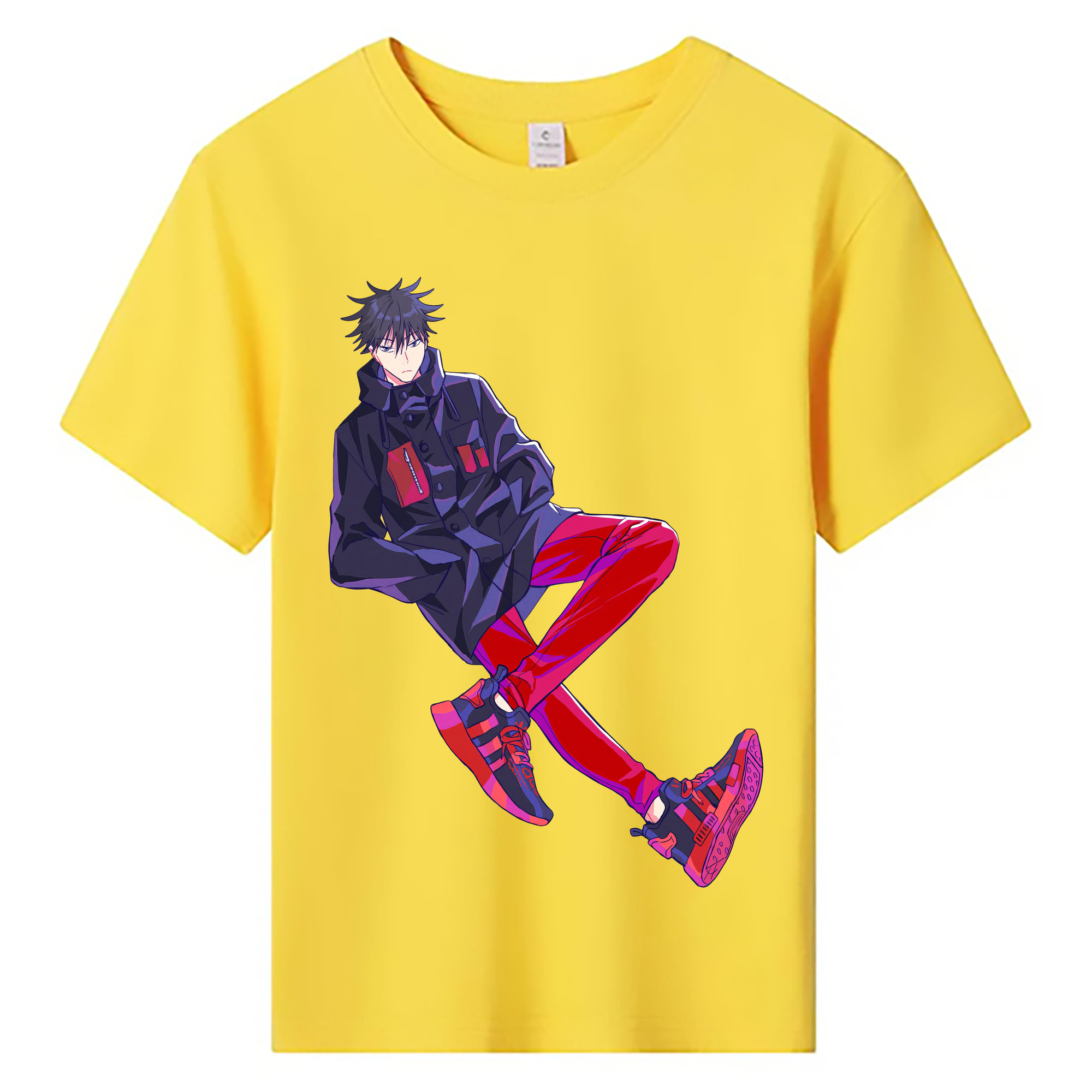 （画像用） 呪術廻戦 Jujutsu Kaisen 綿100％キッズTシャツ（フロントプリント）