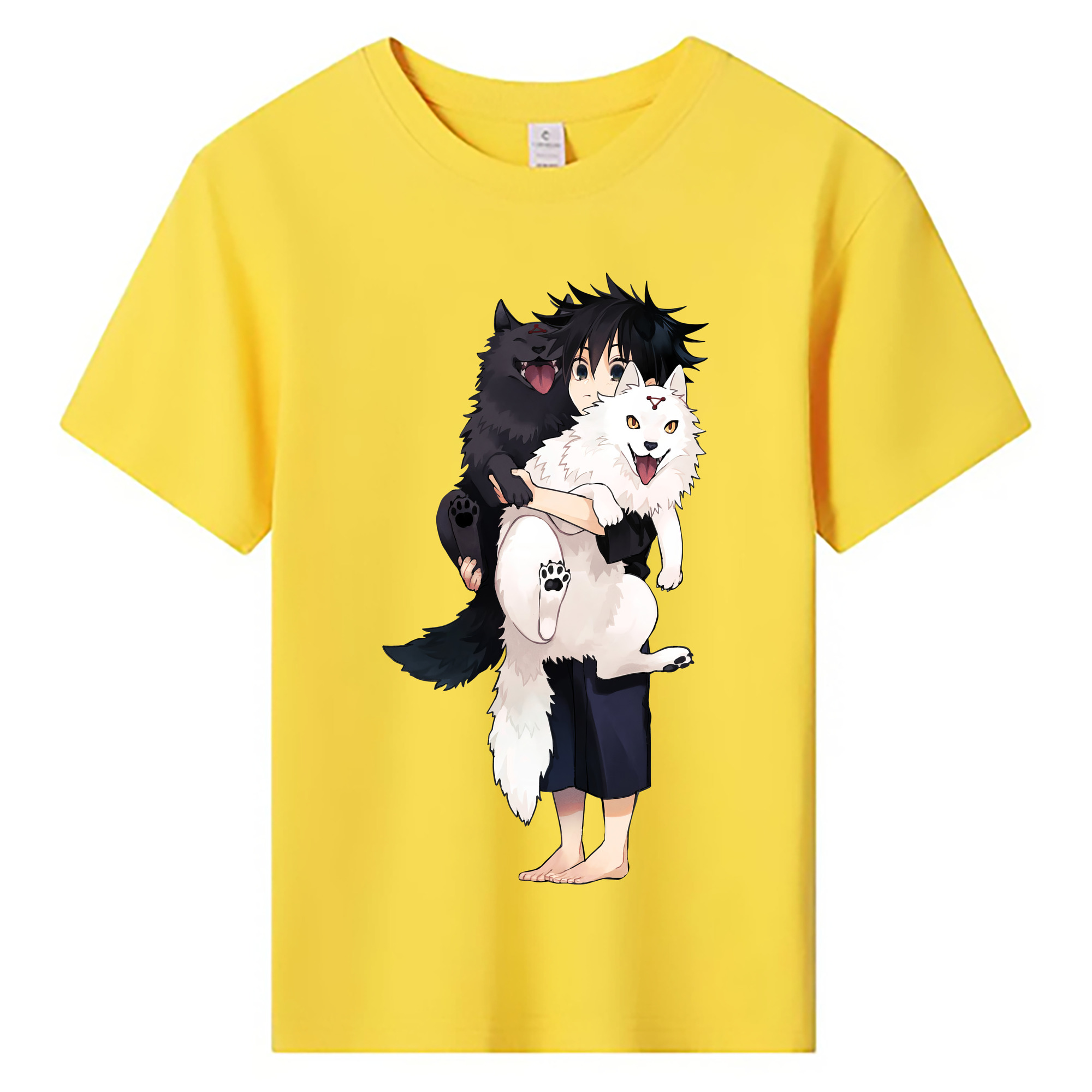 （画像用） 呪術廻戦 Jujutsu Kaisen 綿100％キッズTシャツ（フロントプリント）