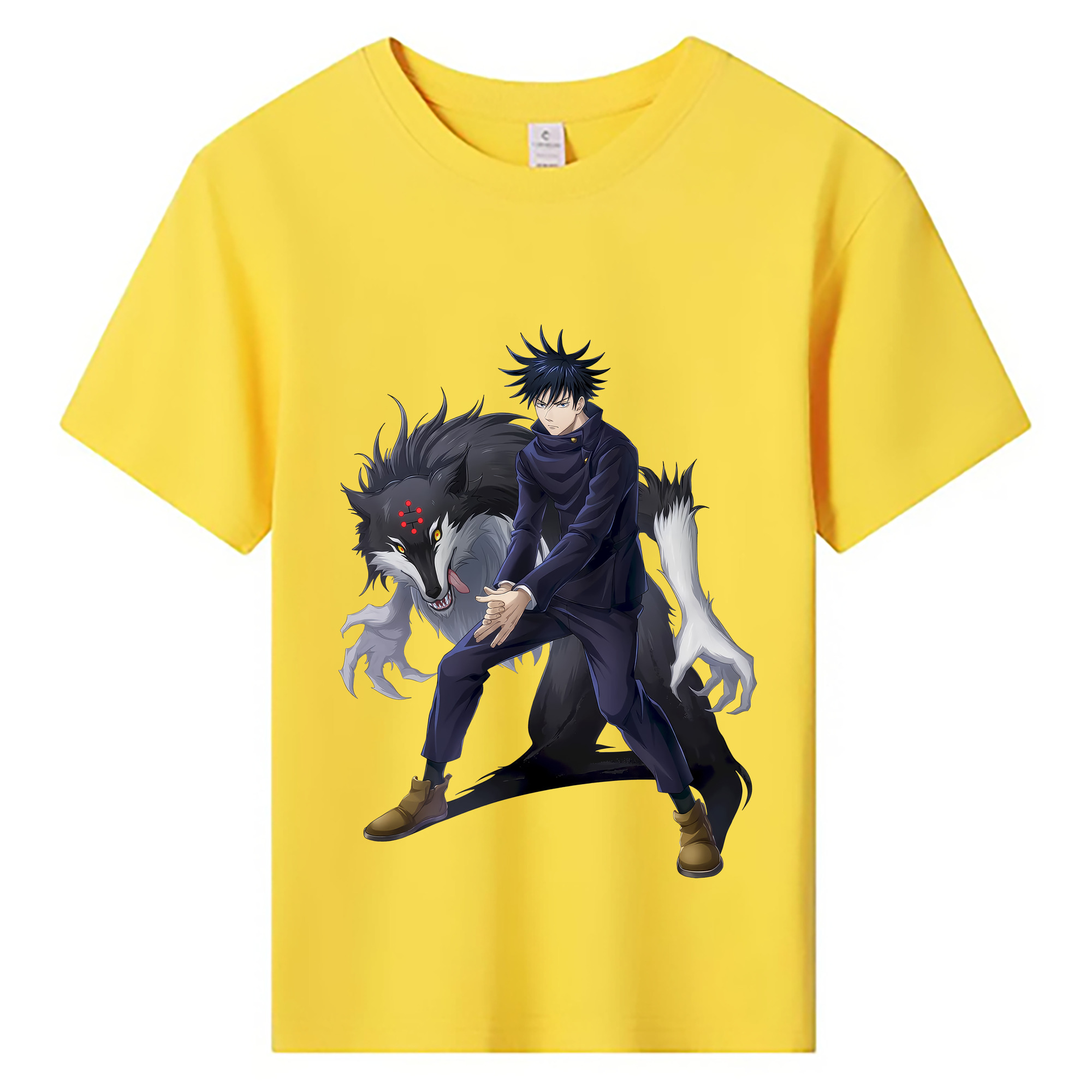 （画像用） 呪術廻戦 Jujutsu Kaisen 綿100％キッズTシャツ（フロントプリント）