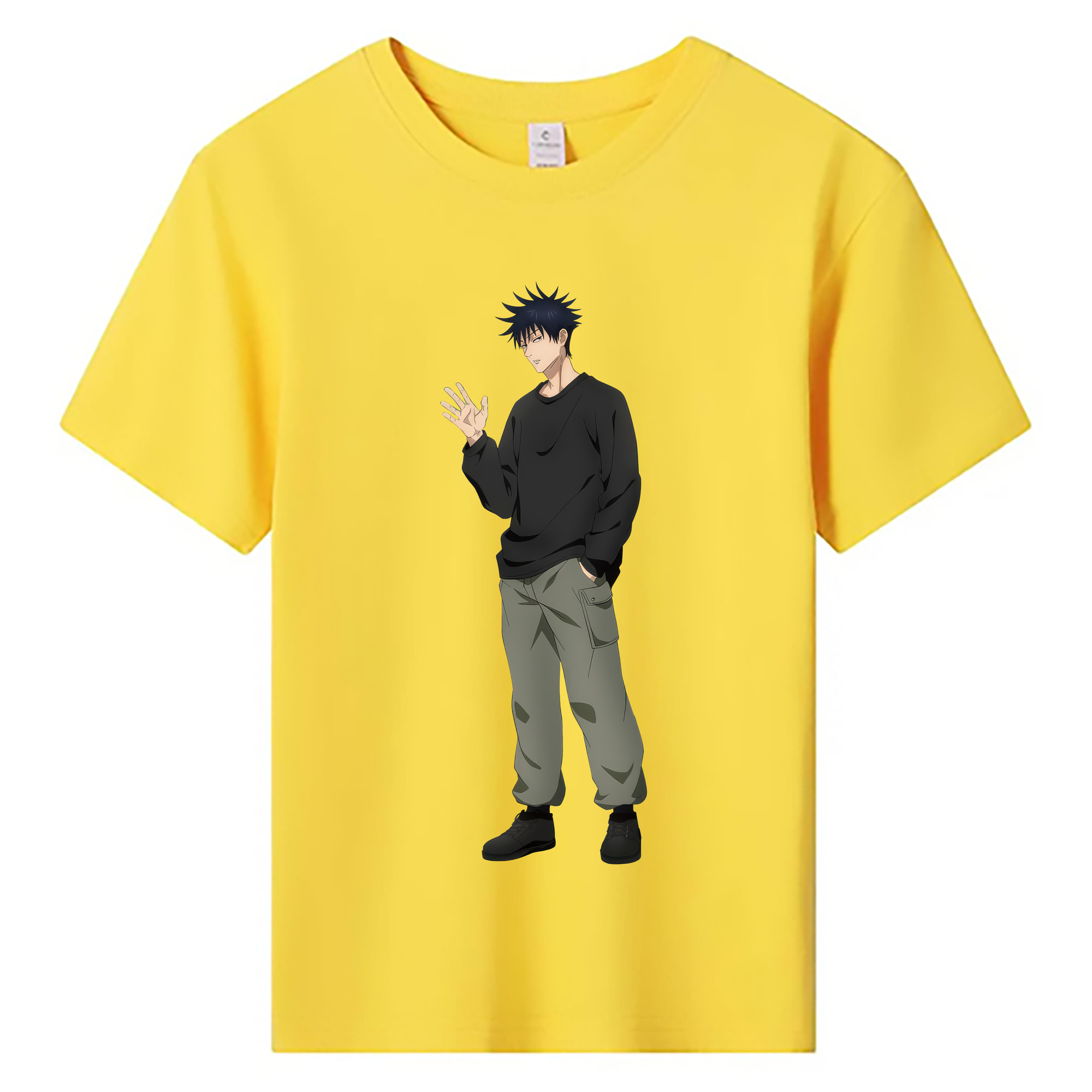 （画像用） 呪術廻戦 Jujutsu Kaisen 綿100％キッズTシャツ（フロントプリント）