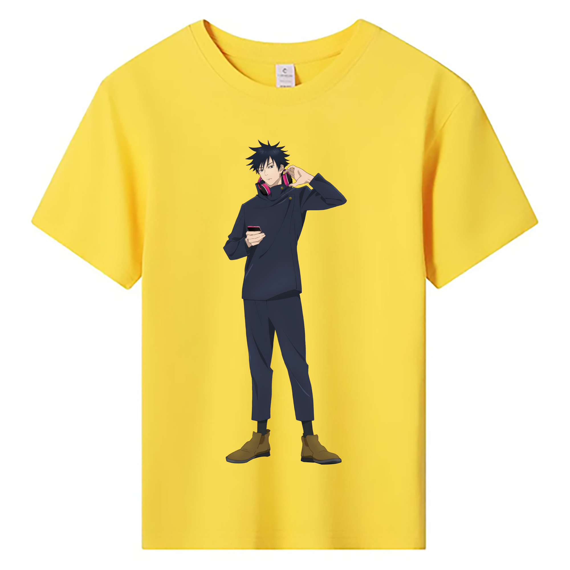 （画像用） 呪術廻戦 Jujutsu Kaisen 綿100％キッズTシャツ（フロントプリント）