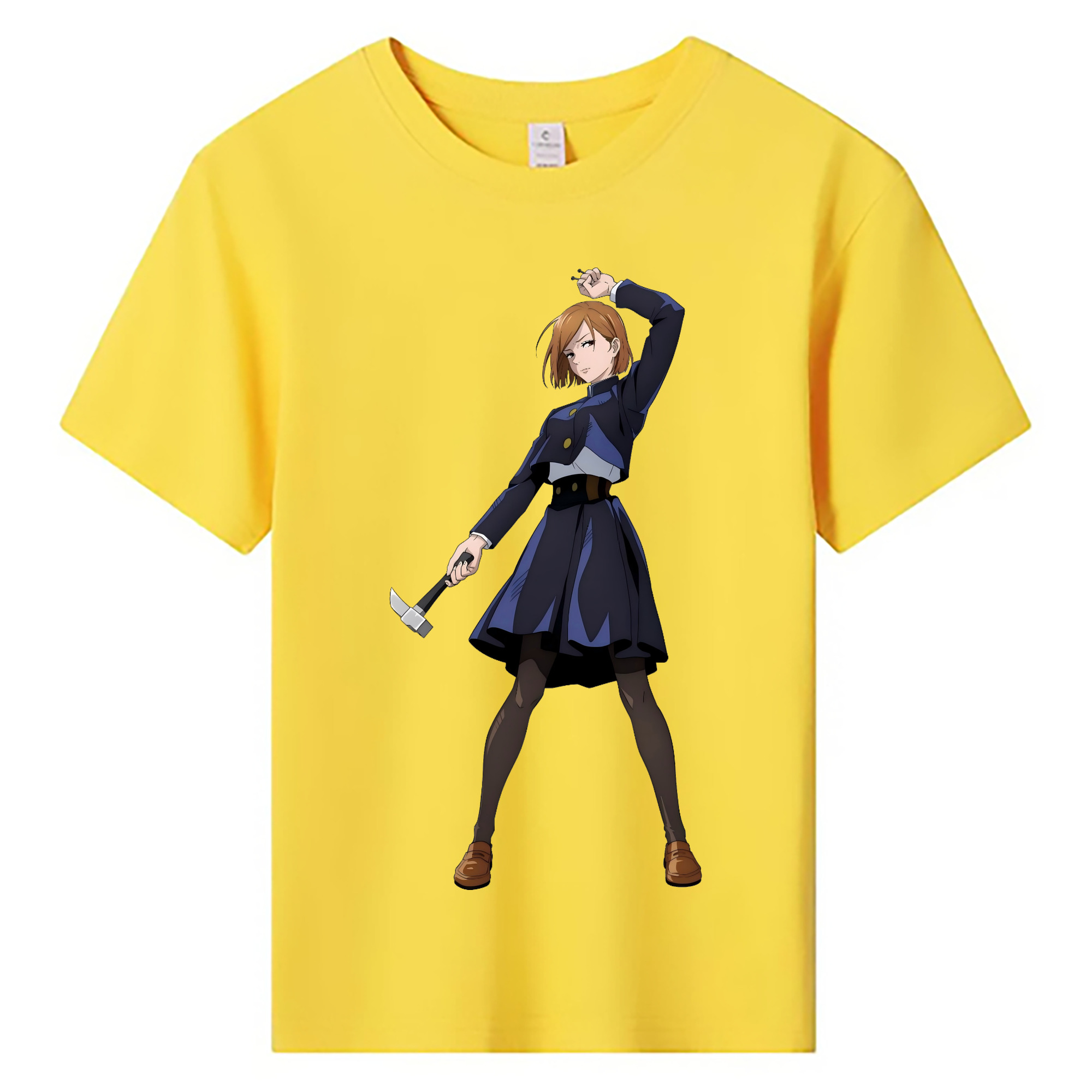 （画像用） 呪術廻戦 Jujutsu Kaisen 綿100％キッズTシャツ（フロントプリント）