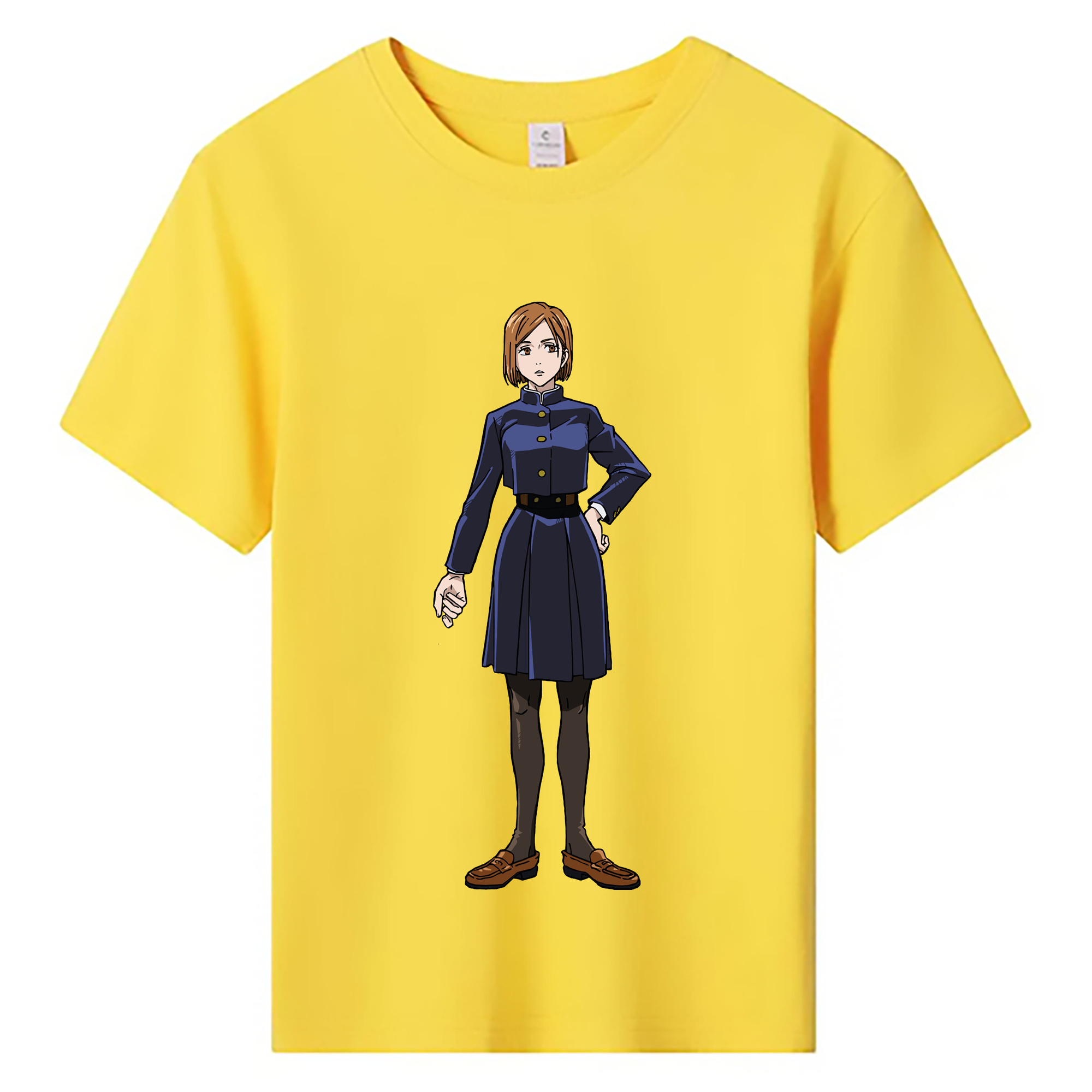（画像用） 呪術廻戦 Jujutsu Kaisen 綿100％キッズTシャツ（フロントプリント）