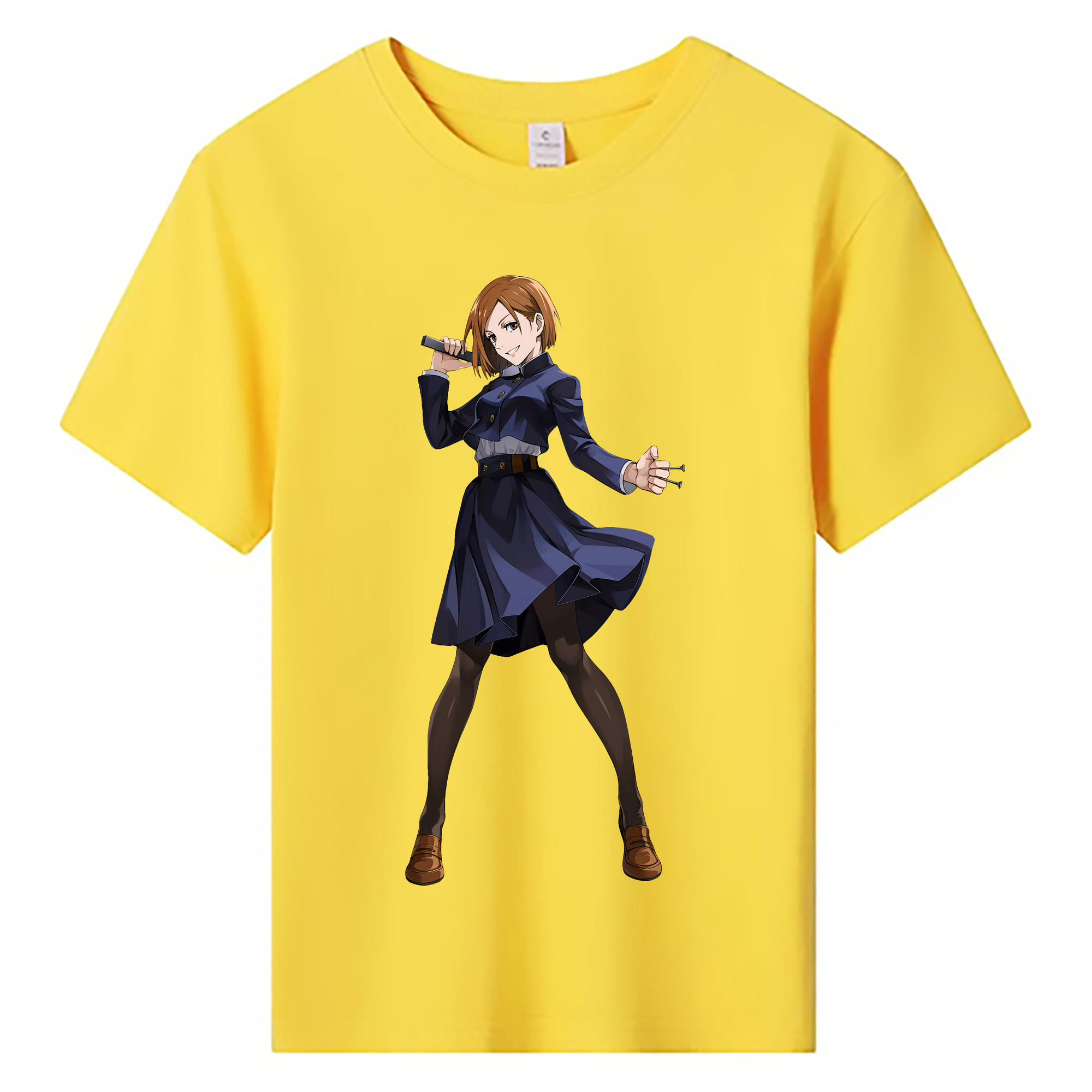 （画像用） 呪術廻戦 Jujutsu Kaisen 綿100％キッズTシャツ（フロントプリント）
