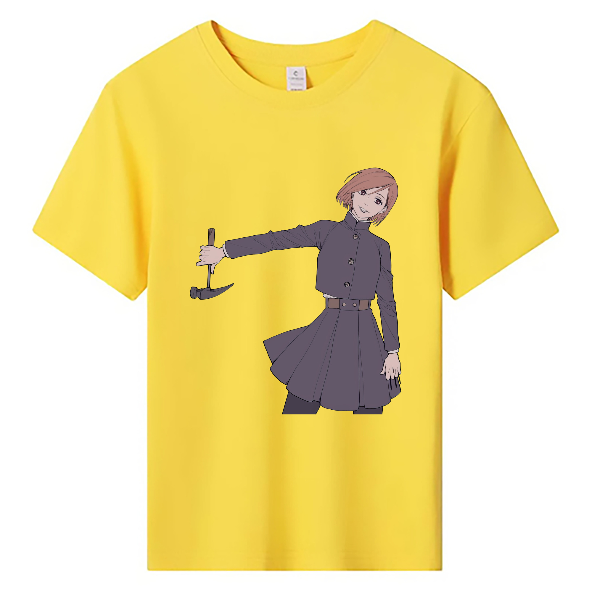 （画像用） 呪術廻戦 Jujutsu Kaisen 綿100％キッズTシャツ（フロントプリント）