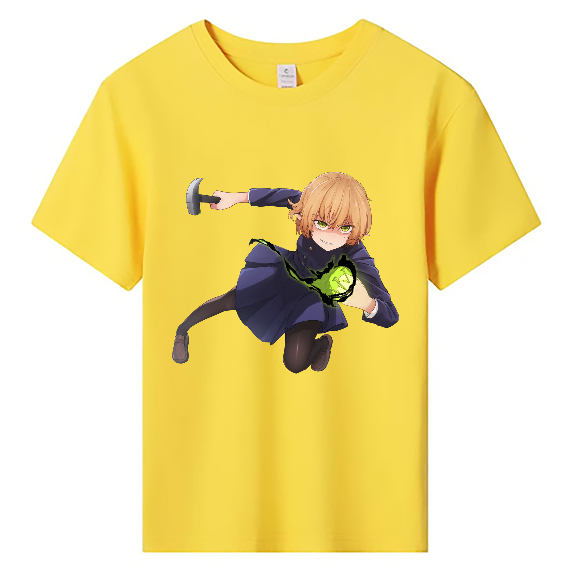（画像用） 呪術廻戦 Jujutsu Kaisen 綿100％キッズTシャツ（フロントプリント）