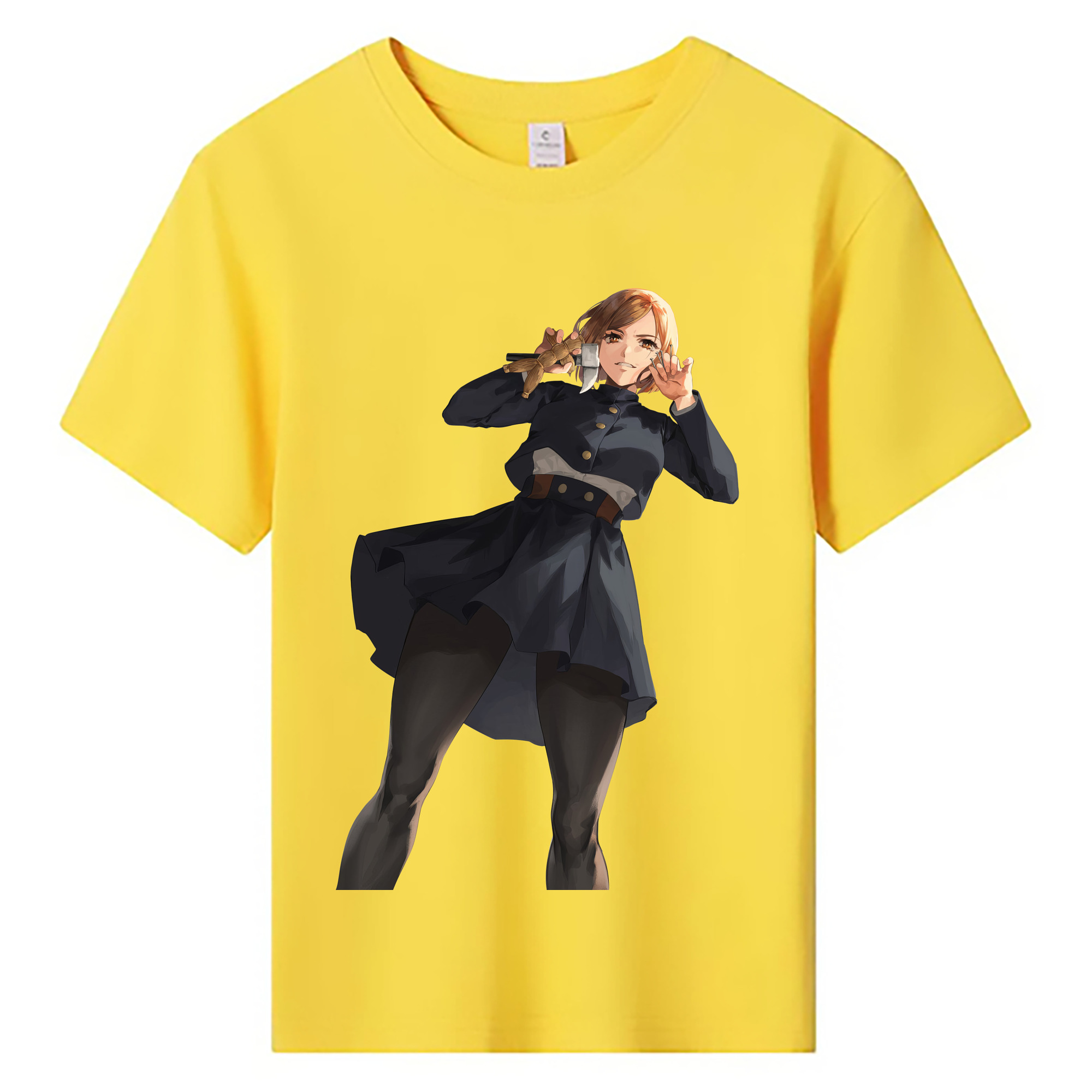（画像用） 呪術廻戦 Jujutsu Kaisen 綿100％キッズTシャツ（フロントプリント）