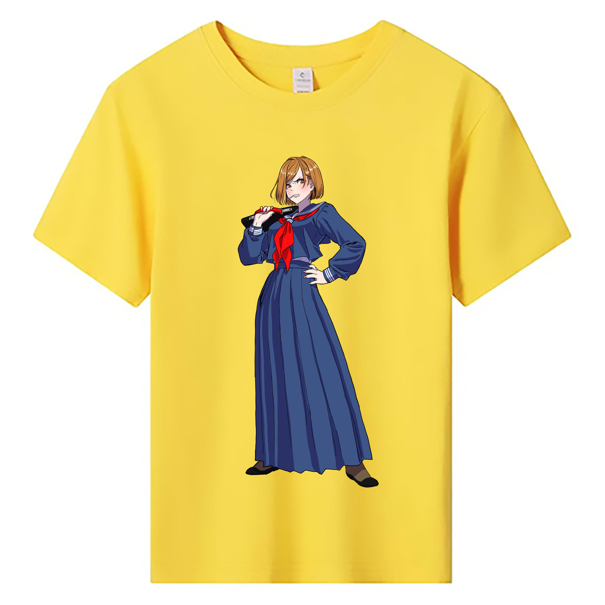 （画像用） 呪術廻戦 Jujutsu Kaisen 綿100％キッズTシャツ（フロントプリント）