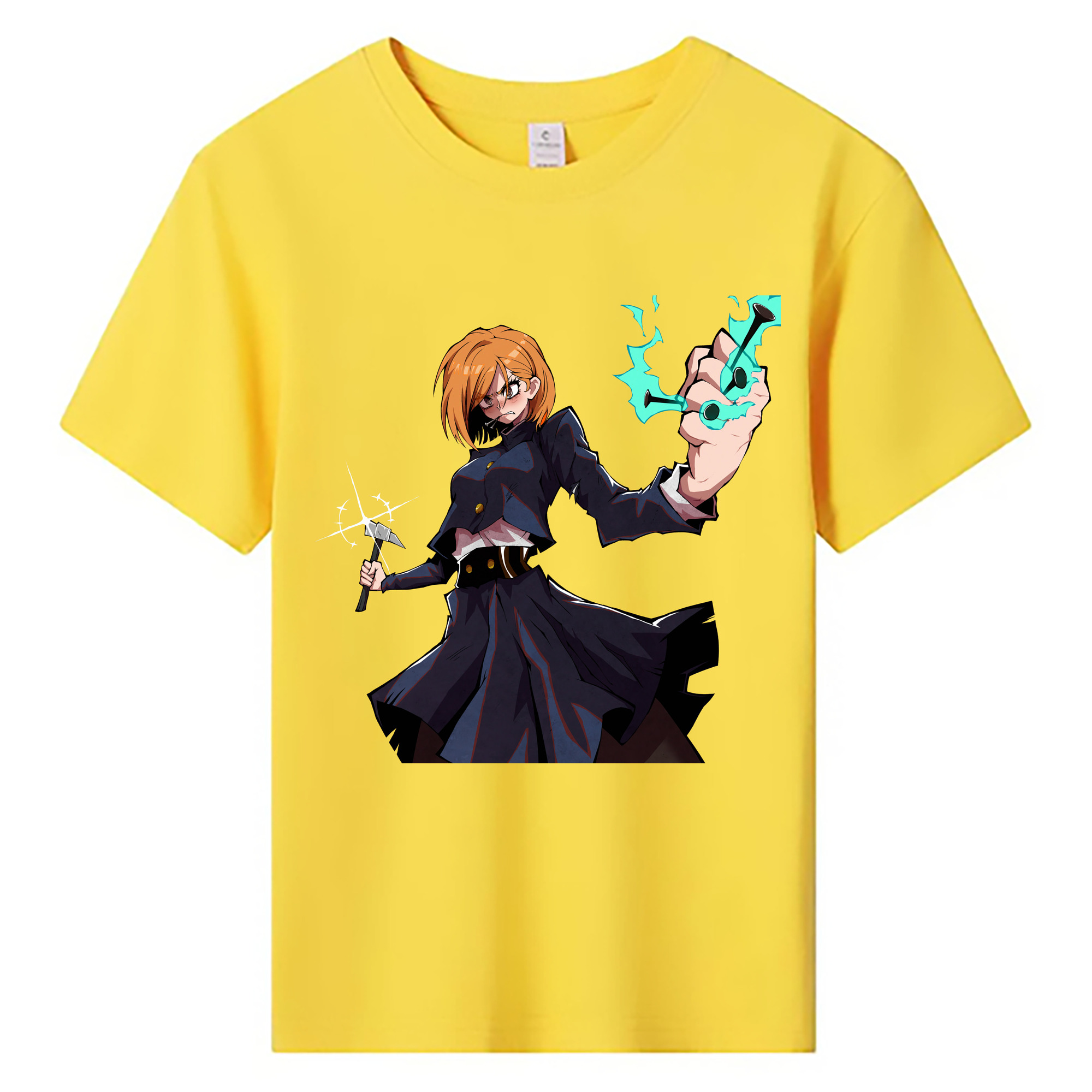 （画像用） 呪術廻戦 Jujutsu Kaisen 綿100％キッズTシャツ（フロントプリント）