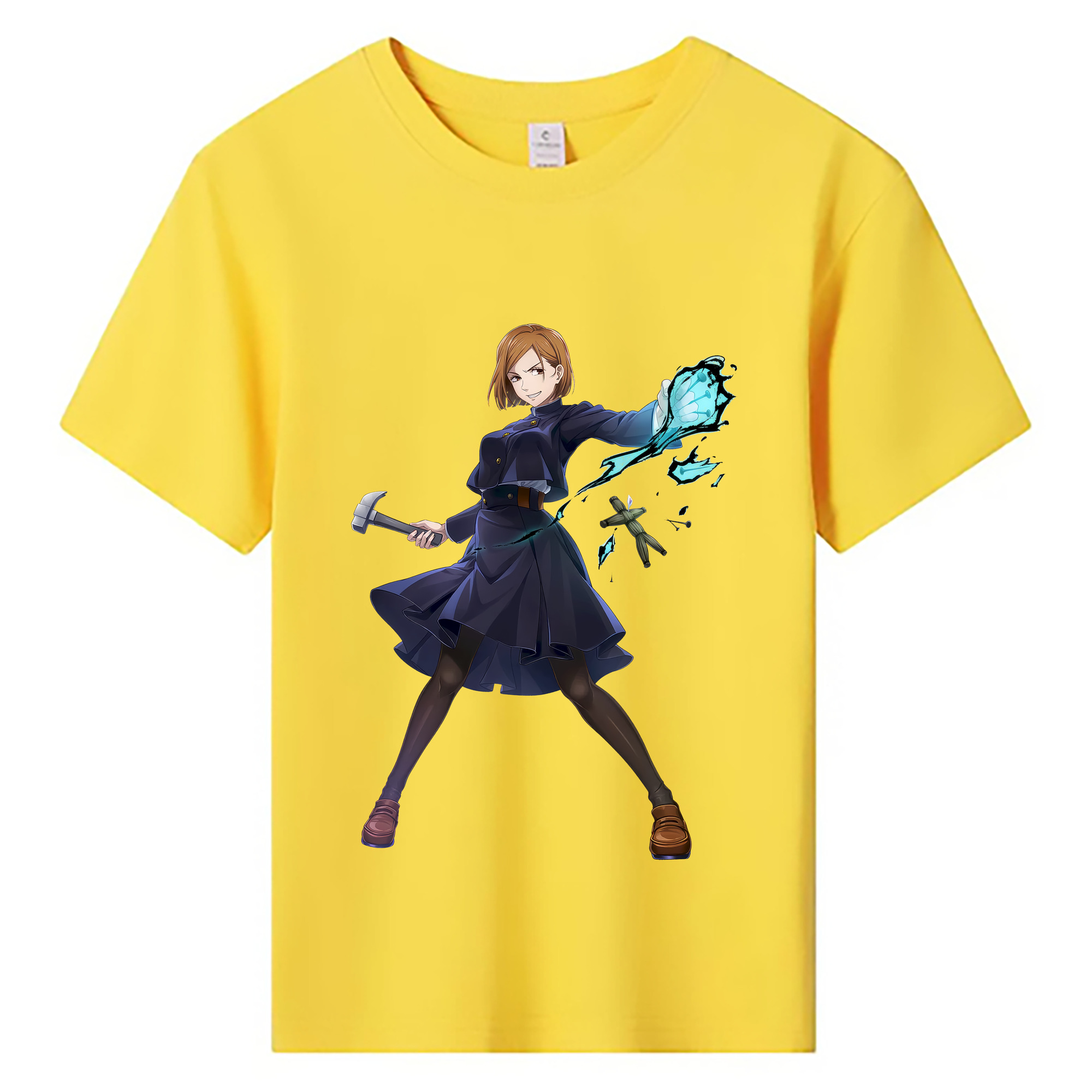 （画像用） 呪術廻戦 Jujutsu Kaisen 綿100％キッズTシャツ（フロントプリント）
