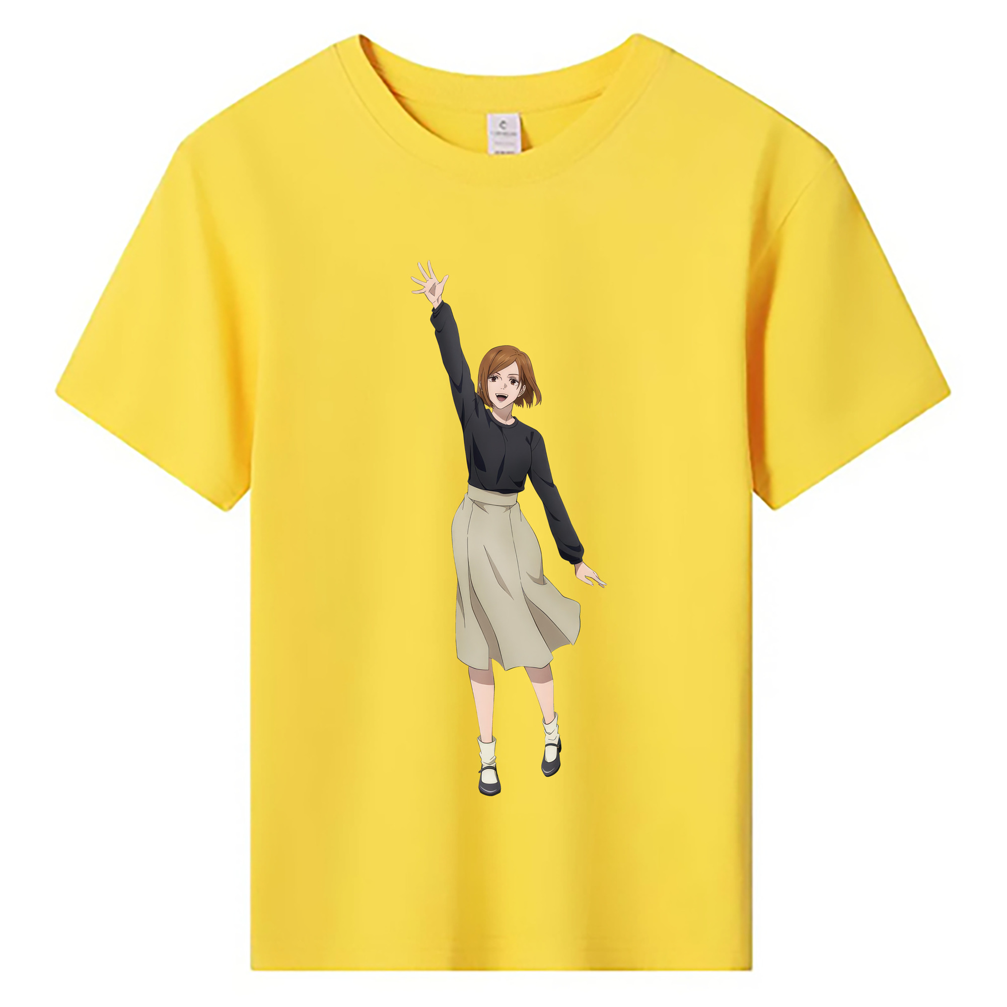 （画像用） 呪術廻戦 Jujutsu Kaisen 綿100％キッズTシャツ（フロントプリント）