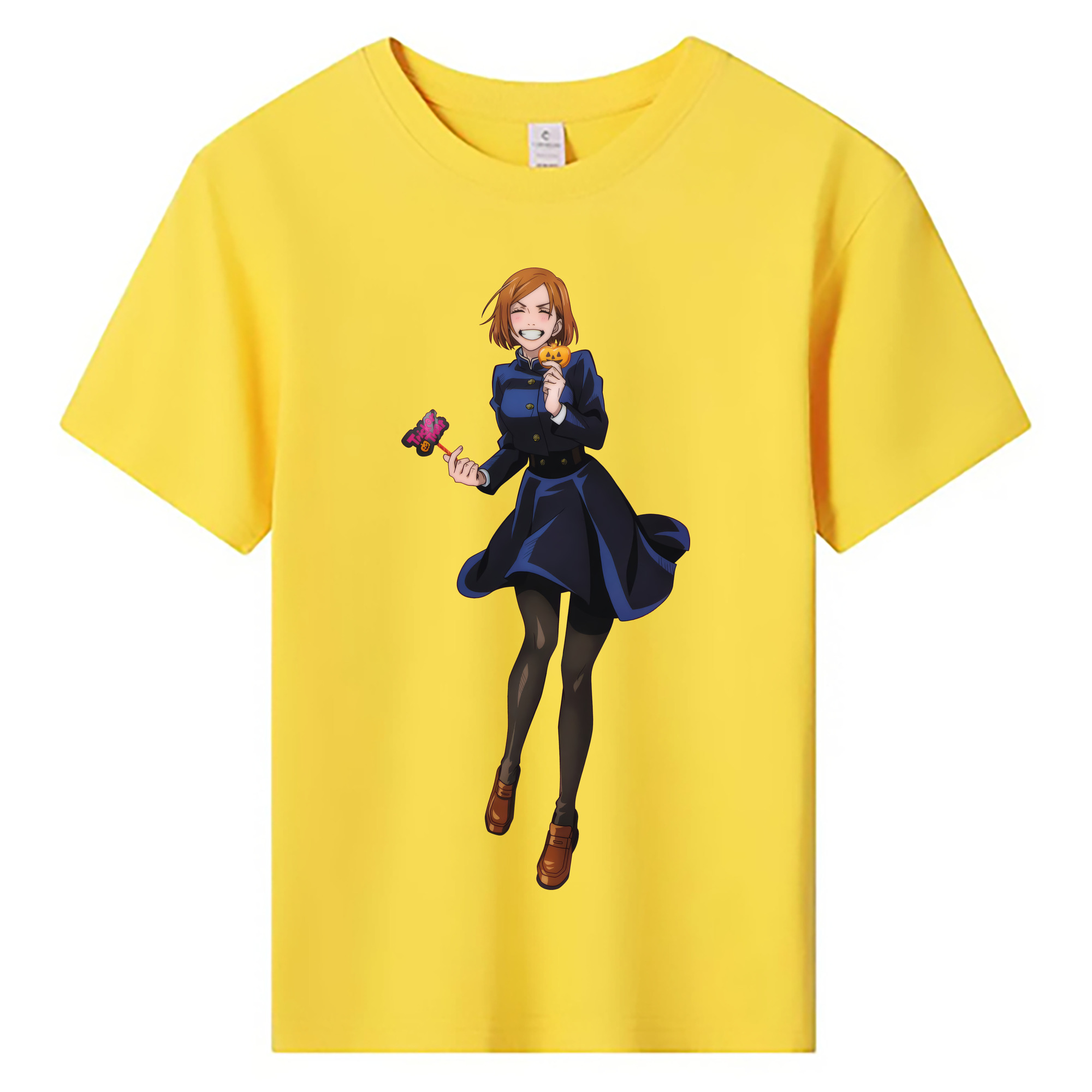 （画像用） 呪術廻戦 Jujutsu Kaisen 綿100％キッズTシャツ（フロントプリント）