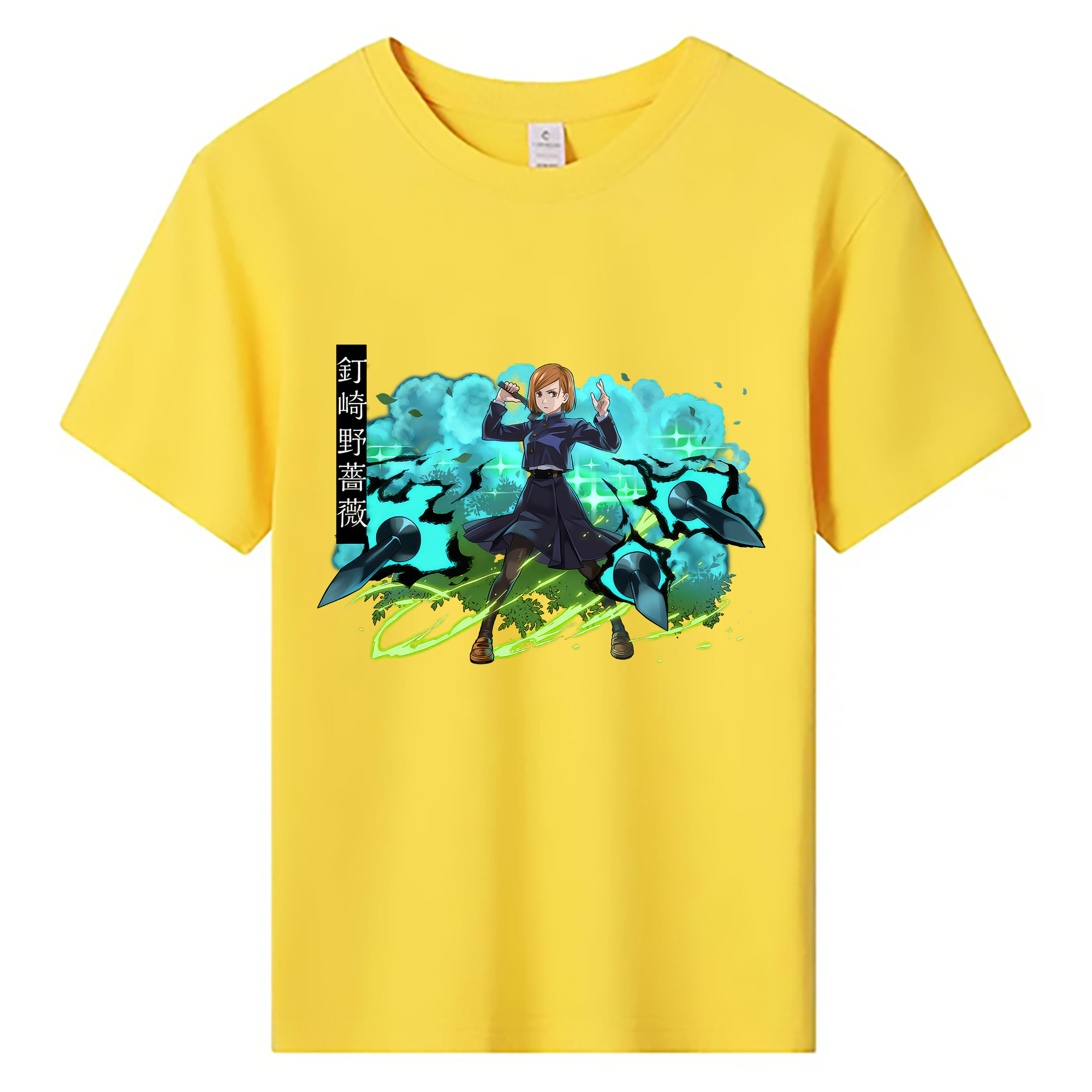 （画像用） 呪術廻戦 Jujutsu Kaisen 綿100％キッズTシャツ（フロントプリント）