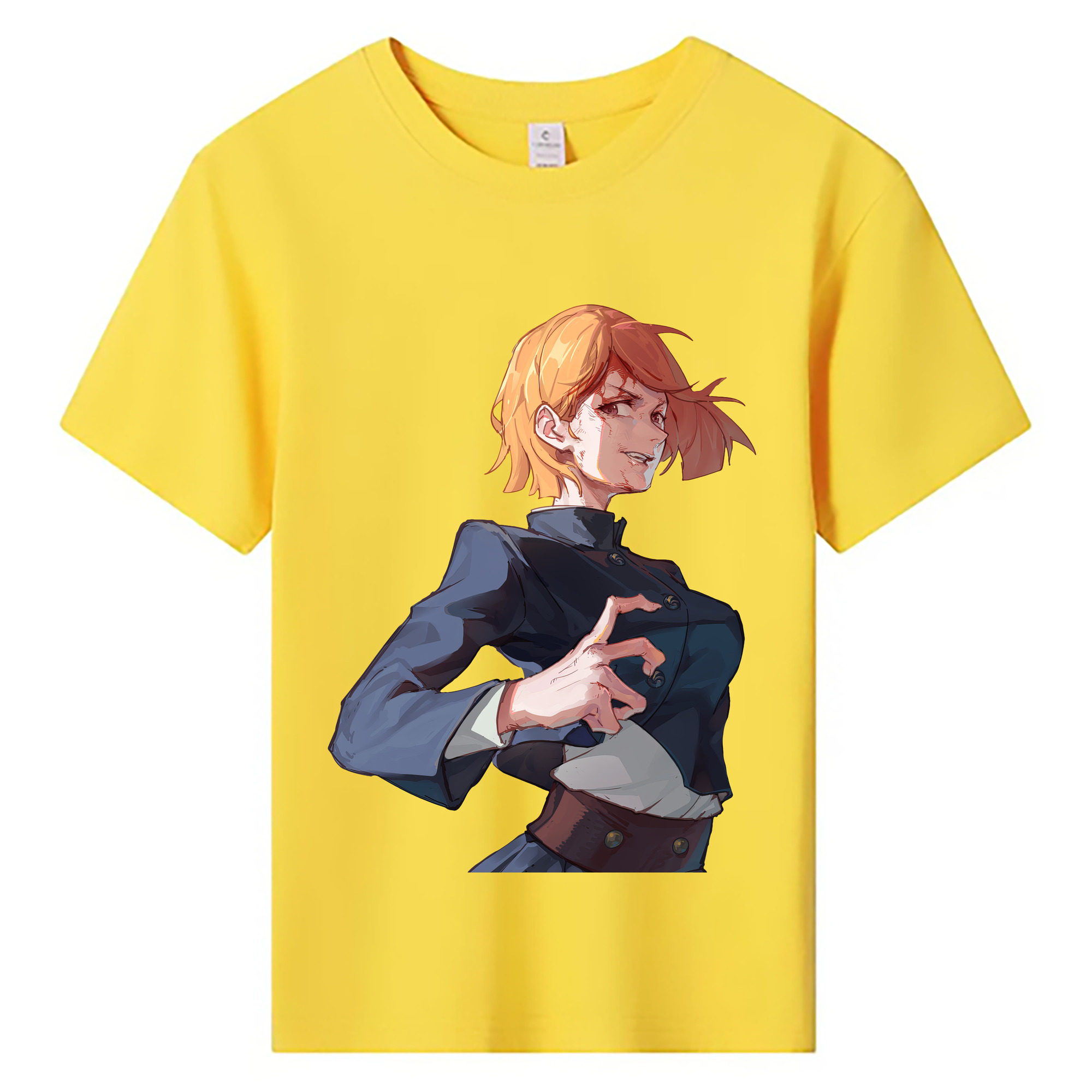（画像用） 呪術廻戦 Jujutsu Kaisen 綿100％キッズTシャツ（フロントプリント）
