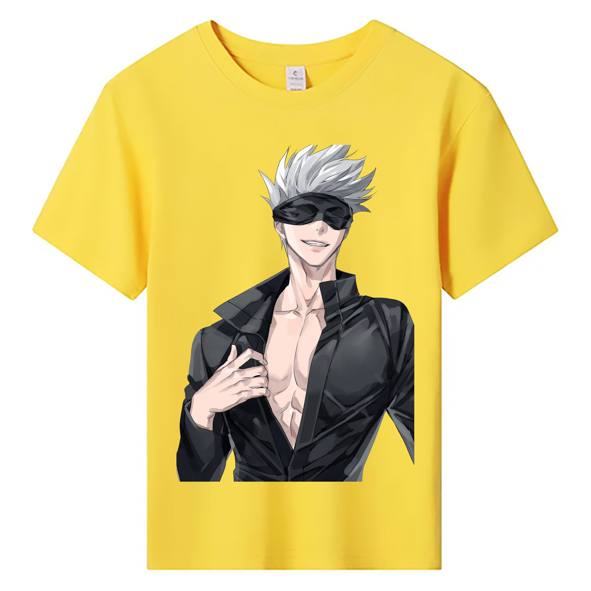 （画像用） 呪術廻戦 Jujutsu Kaisen 綿100％キッズTシャツ（フロントプリント）