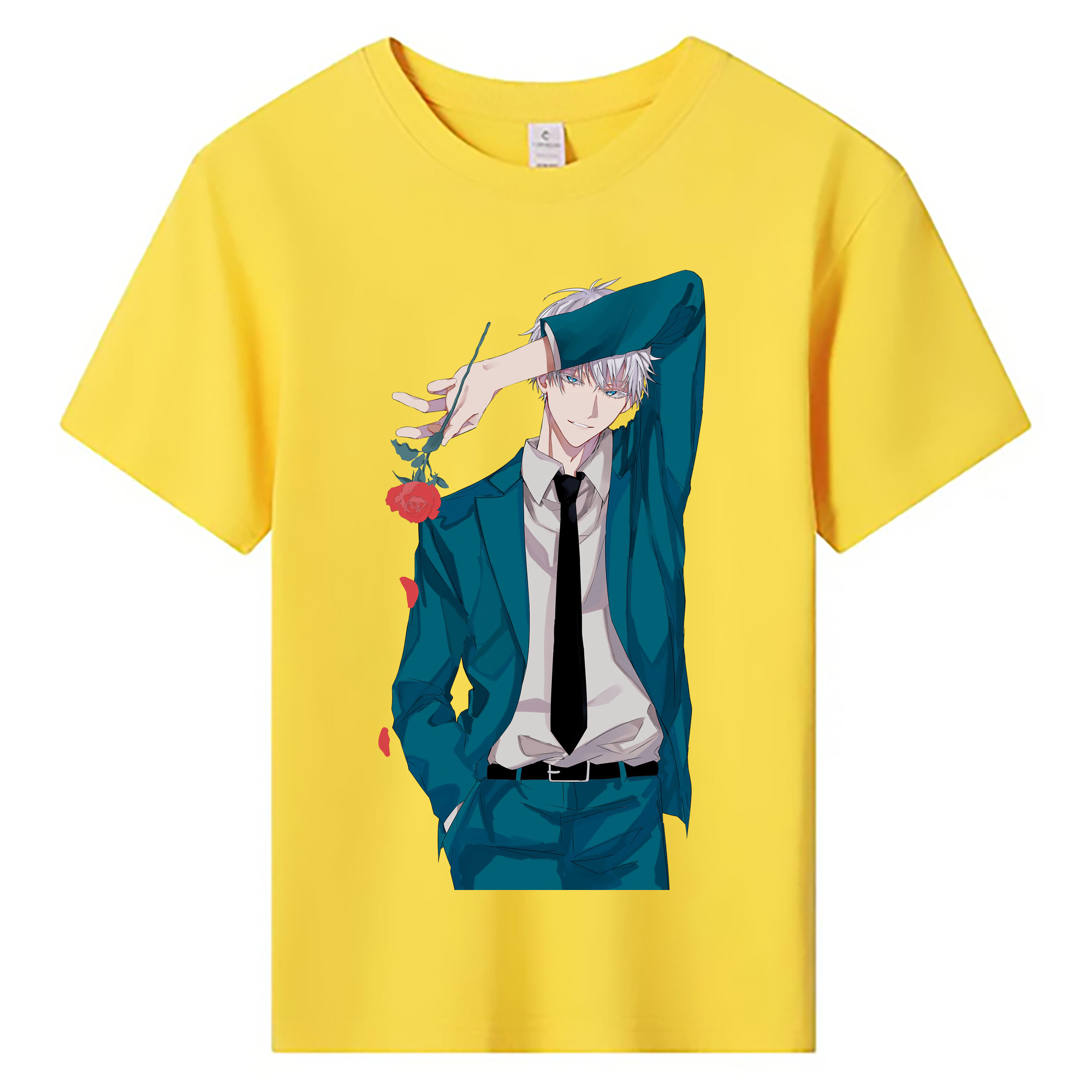 （画像用） 呪術廻戦 Jujutsu Kaisen 綿100％キッズTシャツ（フロントプリント）