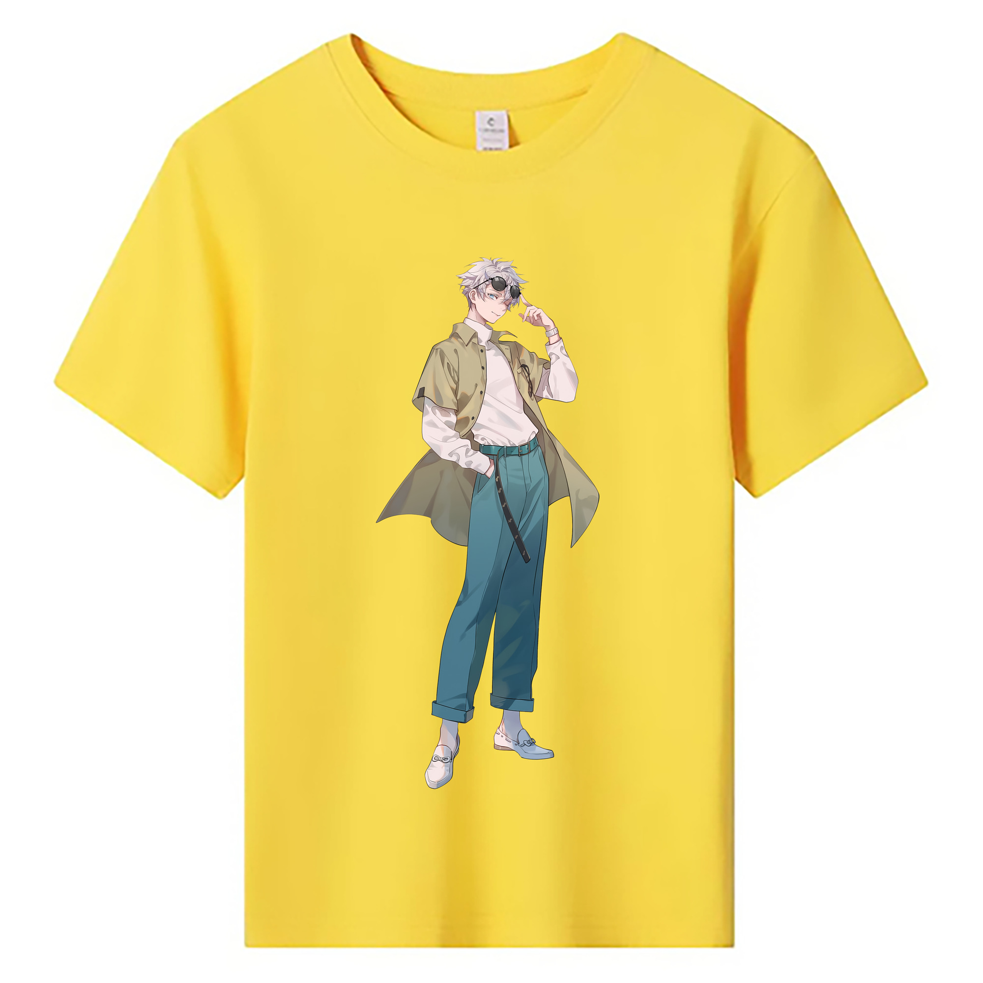 （画像用） 呪術廻戦 Jujutsu Kaisen 綿100％キッズTシャツ（フロントプリント）