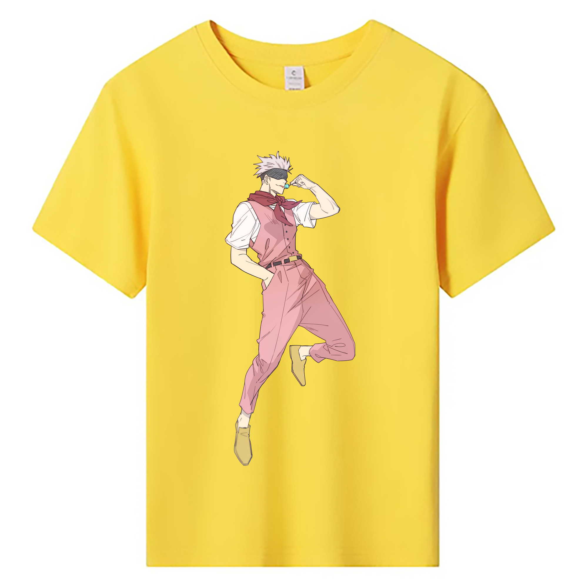 （画像用） 呪術廻戦 Jujutsu Kaisen 綿100％キッズTシャツ（フロントプリント）