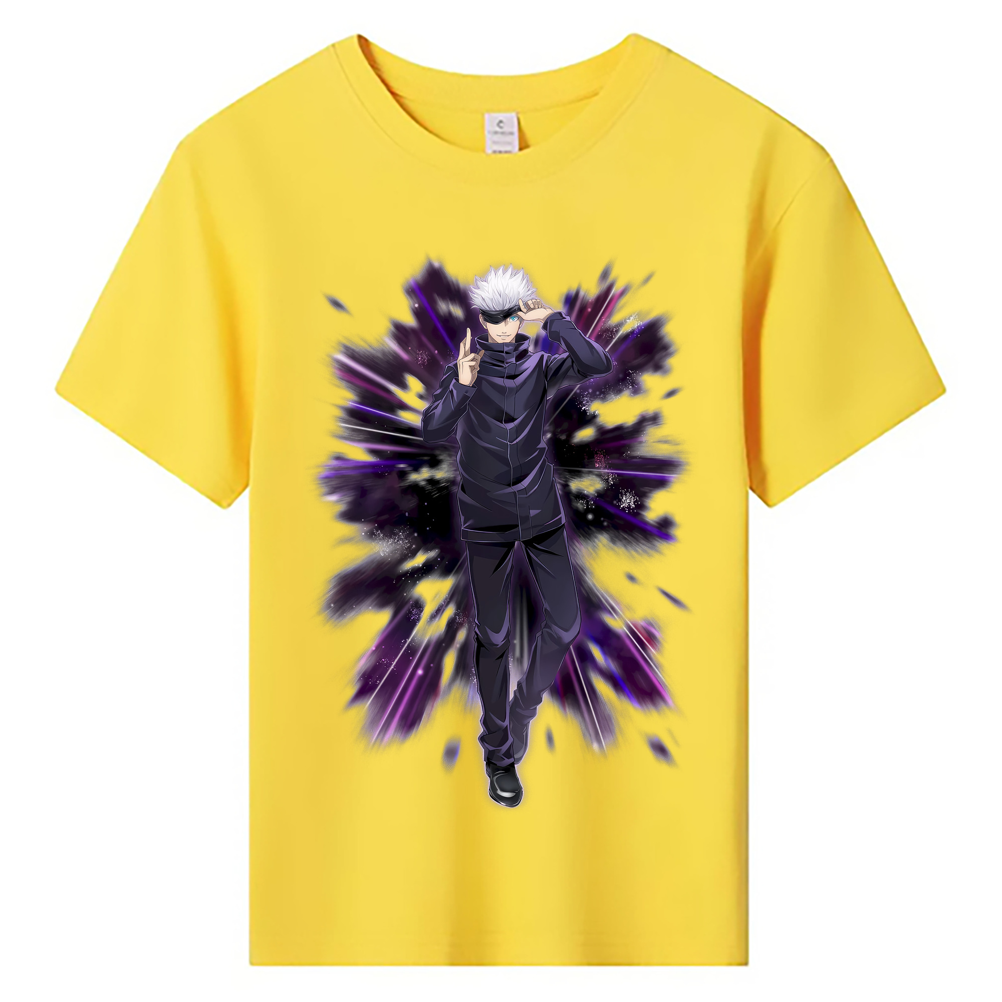 （画像用） 呪術廻戦 Jujutsu Kaisen 綿100％キッズTシャツ（フロントプリント）