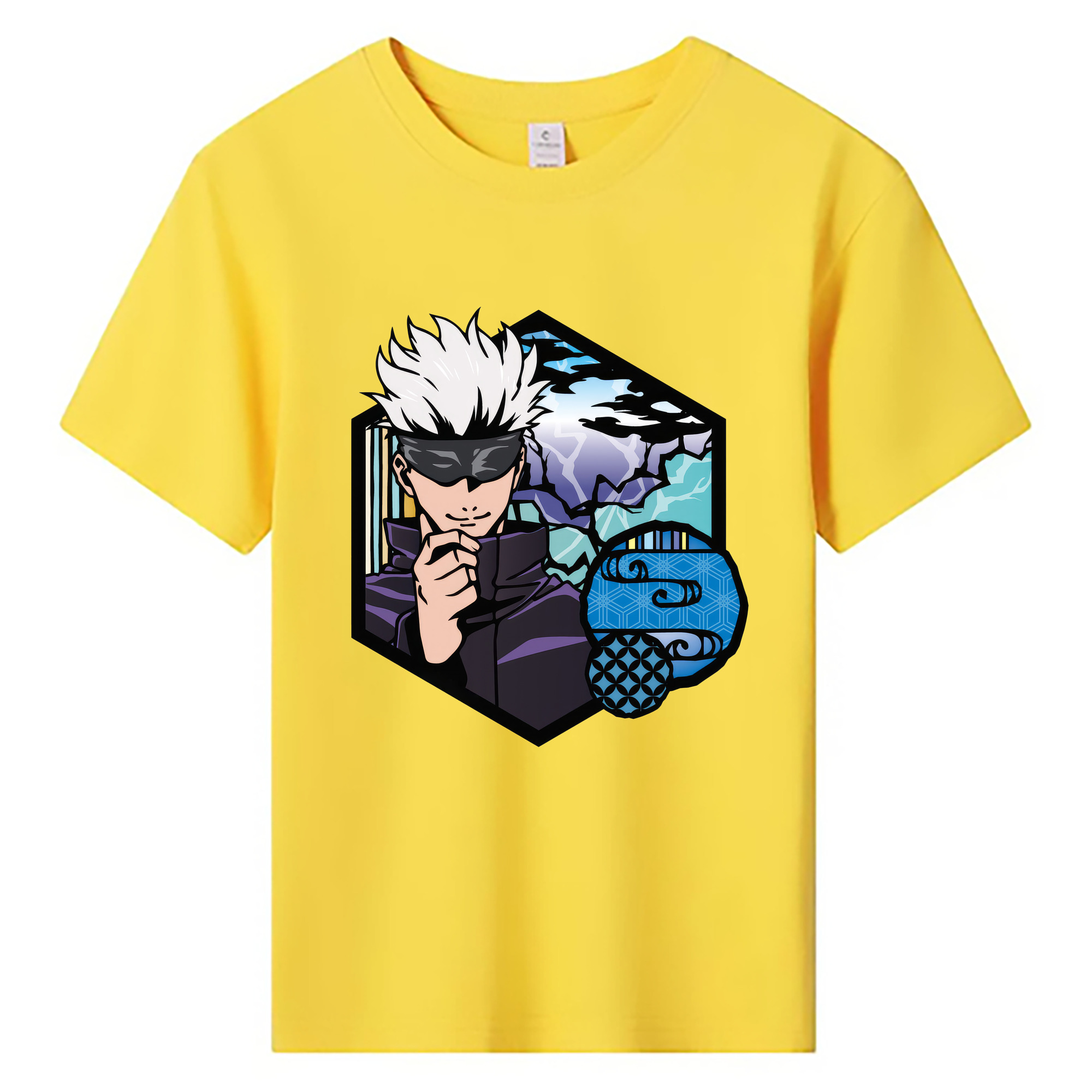 （画像用） 呪術廻戦 Jujutsu Kaisen 綿100％キッズTシャツ（フロントプリント）