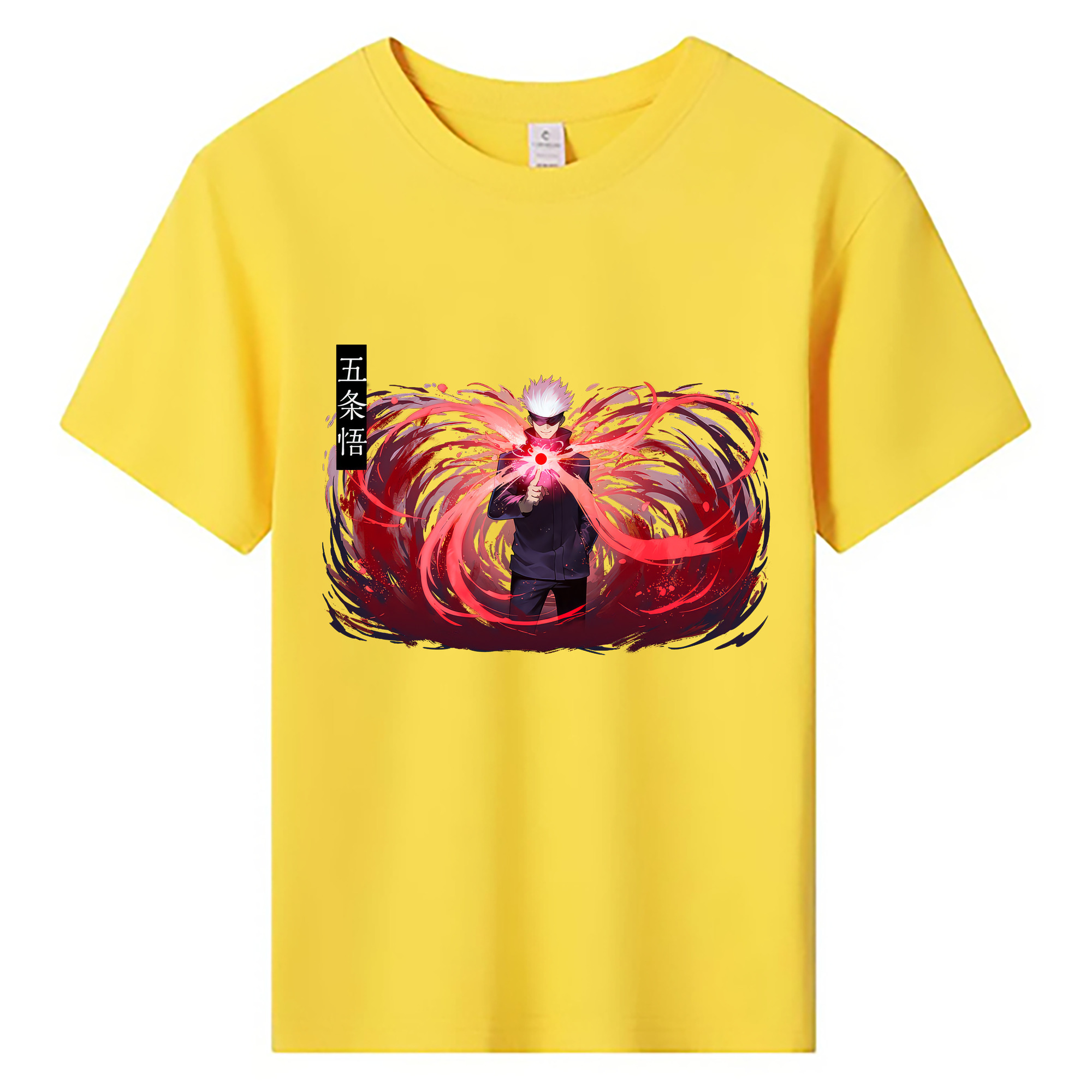 （画像用） 呪術廻戦 Jujutsu Kaisen 綿100％キッズTシャツ（フロントプリント）