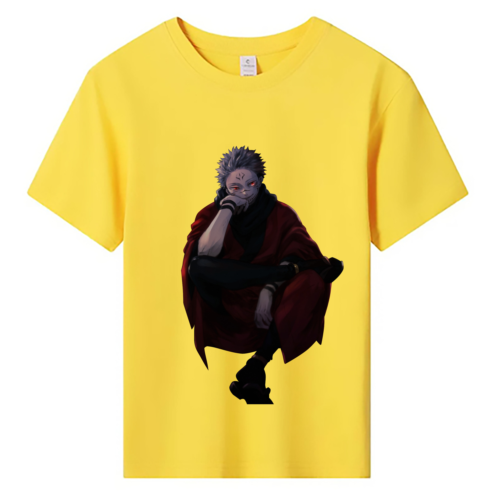 （画像用） 呪術廻戦 Jujutsu Kaisen 綿100％キッズTシャツ（フロントプリント）