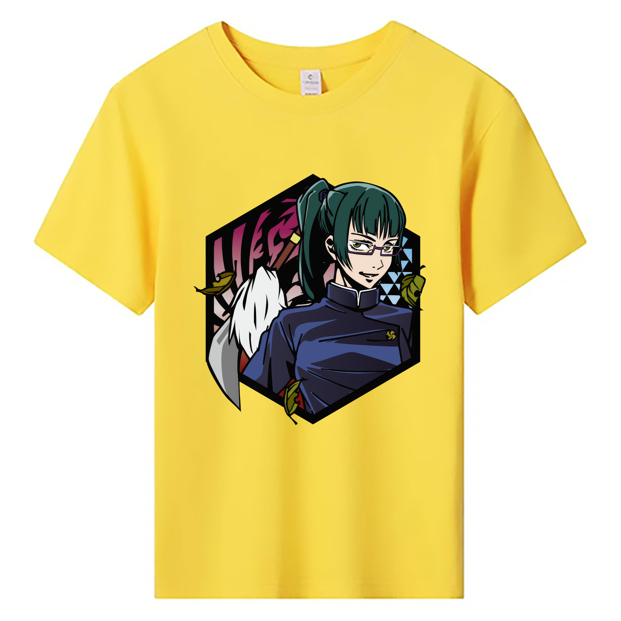 （画像用） 呪術廻戦 Jujutsu Kaisen 綿100％キッズTシャツ（フロントプリント）