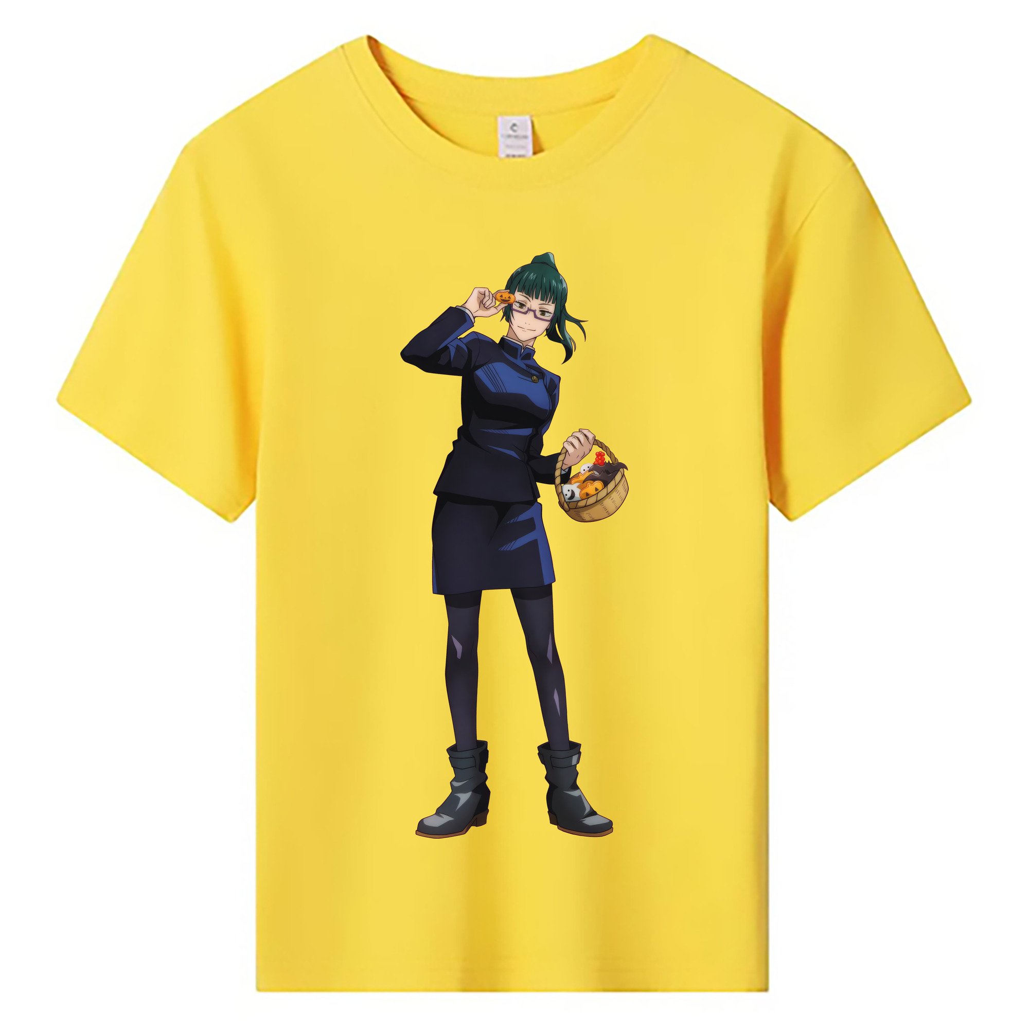 （画像用） 呪術廻戦 Jujutsu Kaisen 綿100％キッズTシャツ（フロントプリント）