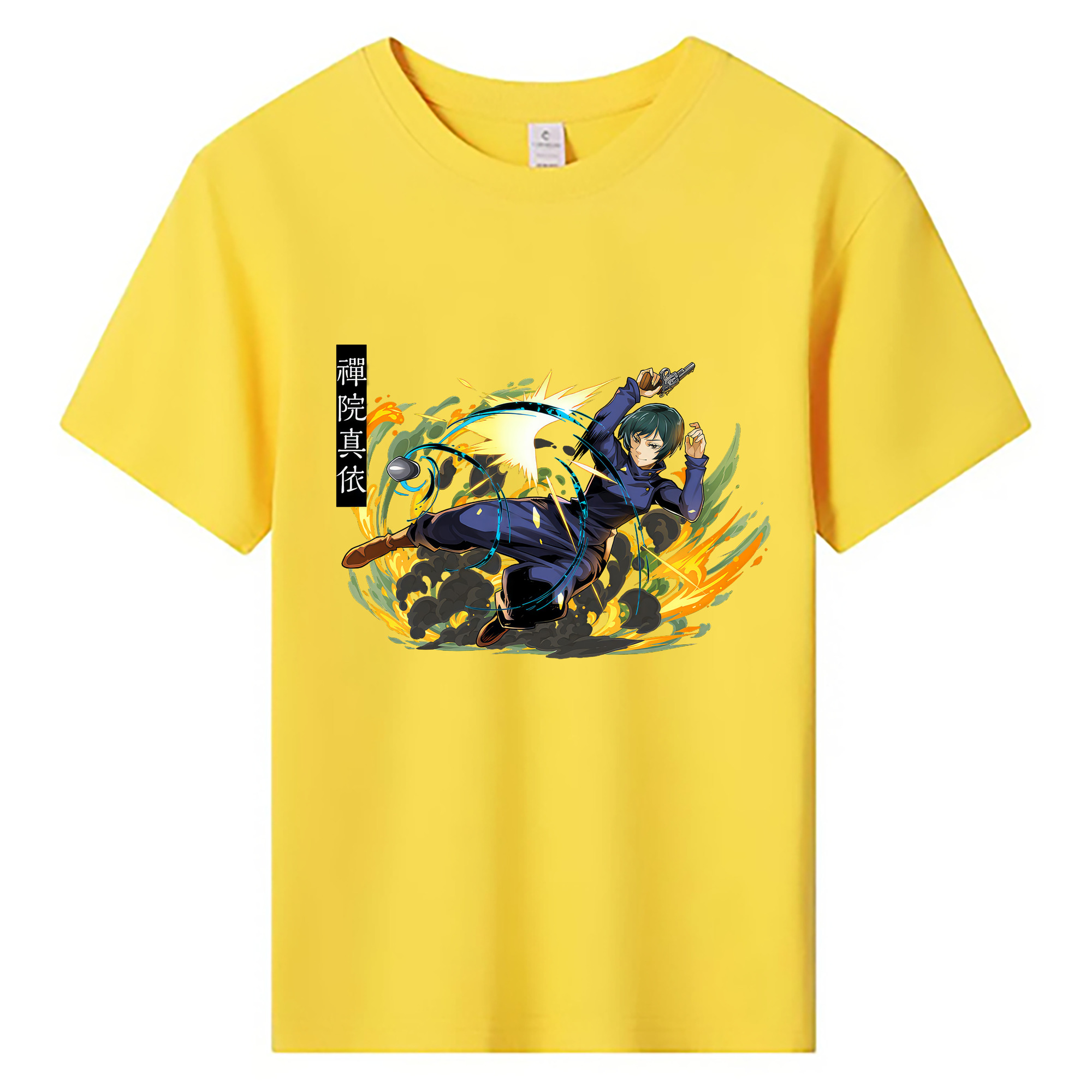 （画像用） 呪術廻戦 Jujutsu Kaisen 綿100％キッズTシャツ（フロントプリント）
