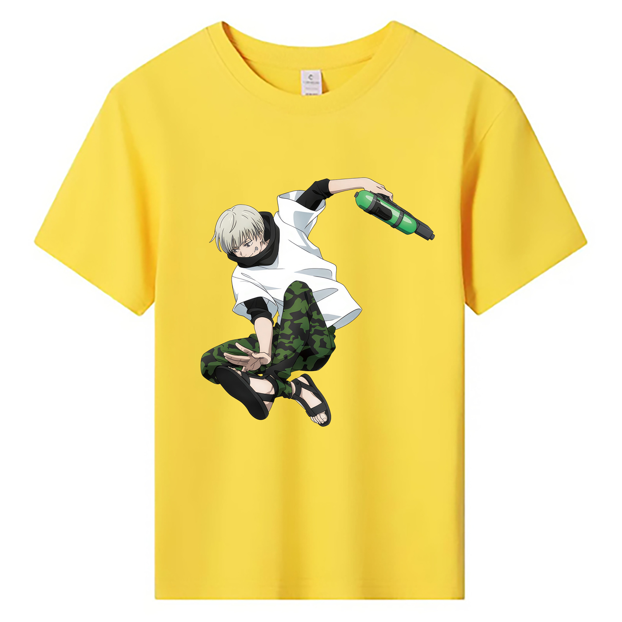 （画像用） 呪術廻戦 Jujutsu Kaisen 綿100％キッズTシャツ（フロントプリント）