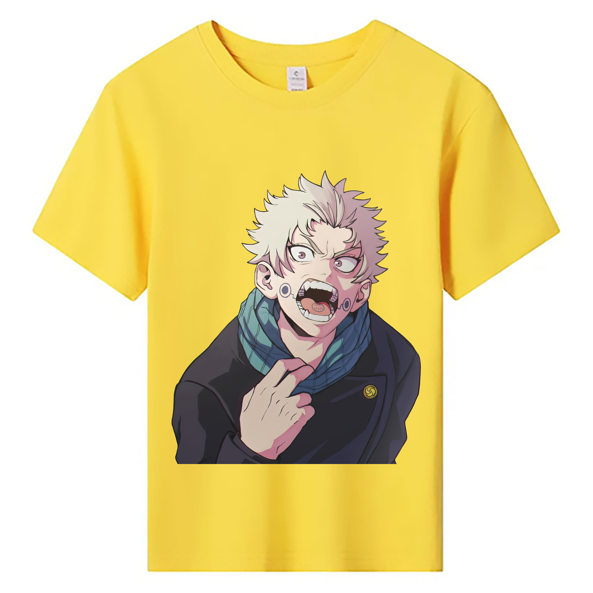 （画像用） 呪術廻戦 Jujutsu Kaisen 綿100％キッズTシャツ（フロントプリント）