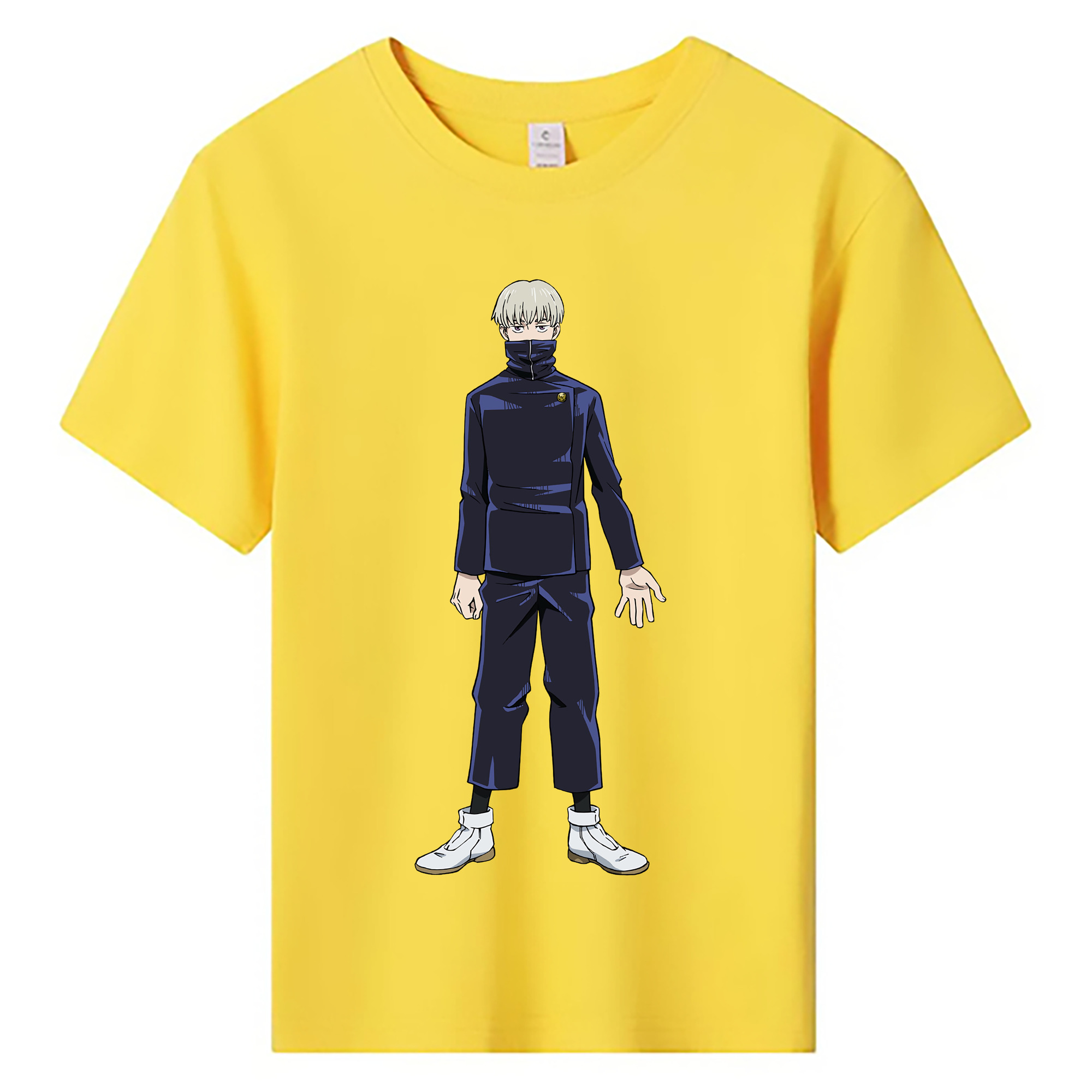 （画像用） 呪術廻戦 Jujutsu Kaisen 綿100％キッズTシャツ（フロントプリント）