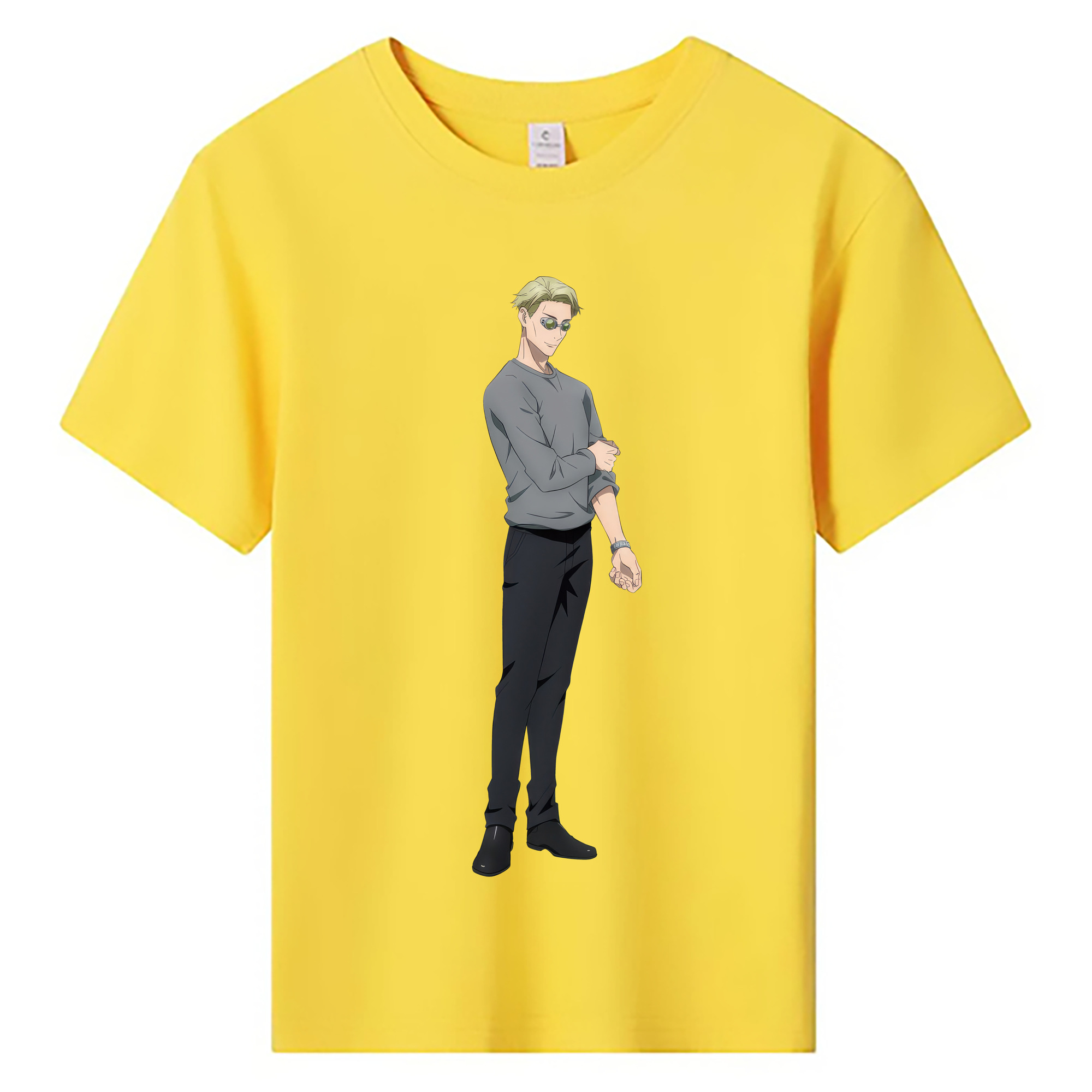 （画像用） 呪術廻戦 Jujutsu Kaisen 綿100％キッズTシャツ（フロントプリント）