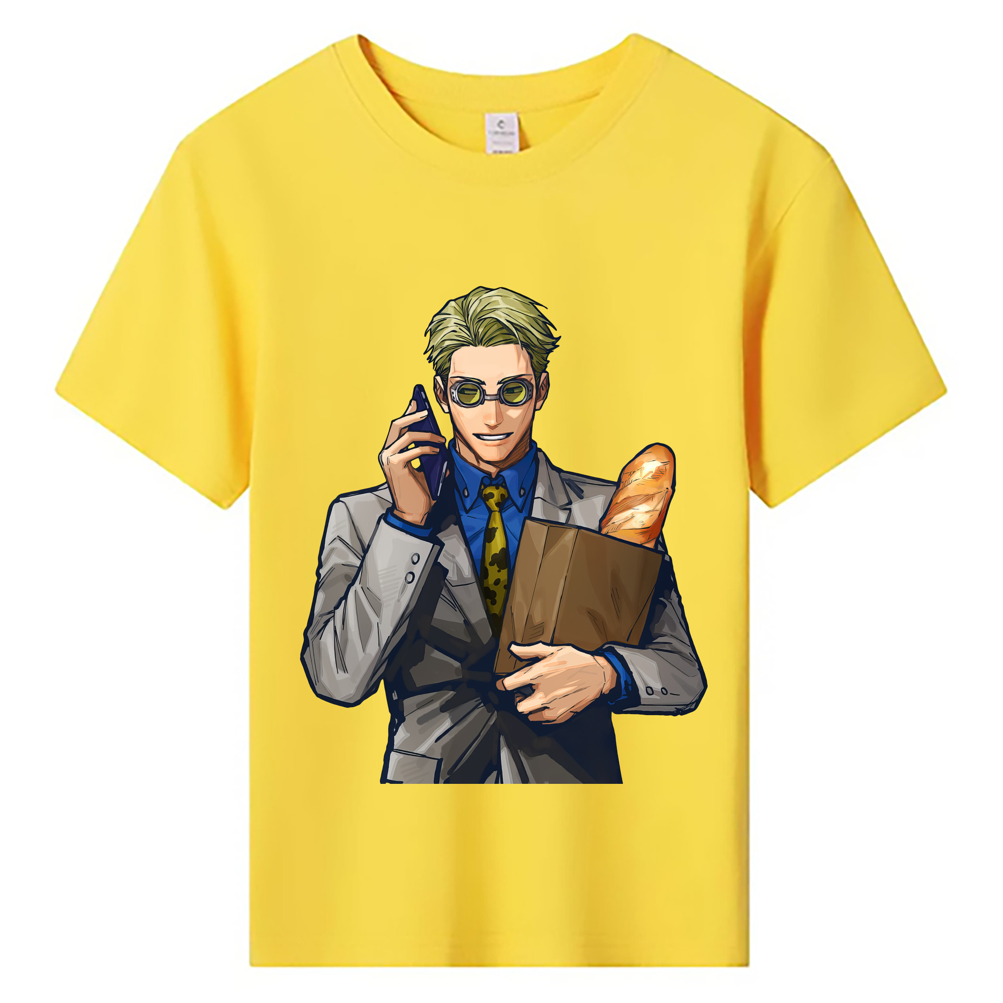（画像用） 呪術廻戦 Jujutsu Kaisen 綿100％キッズTシャツ（フロントプリント）
