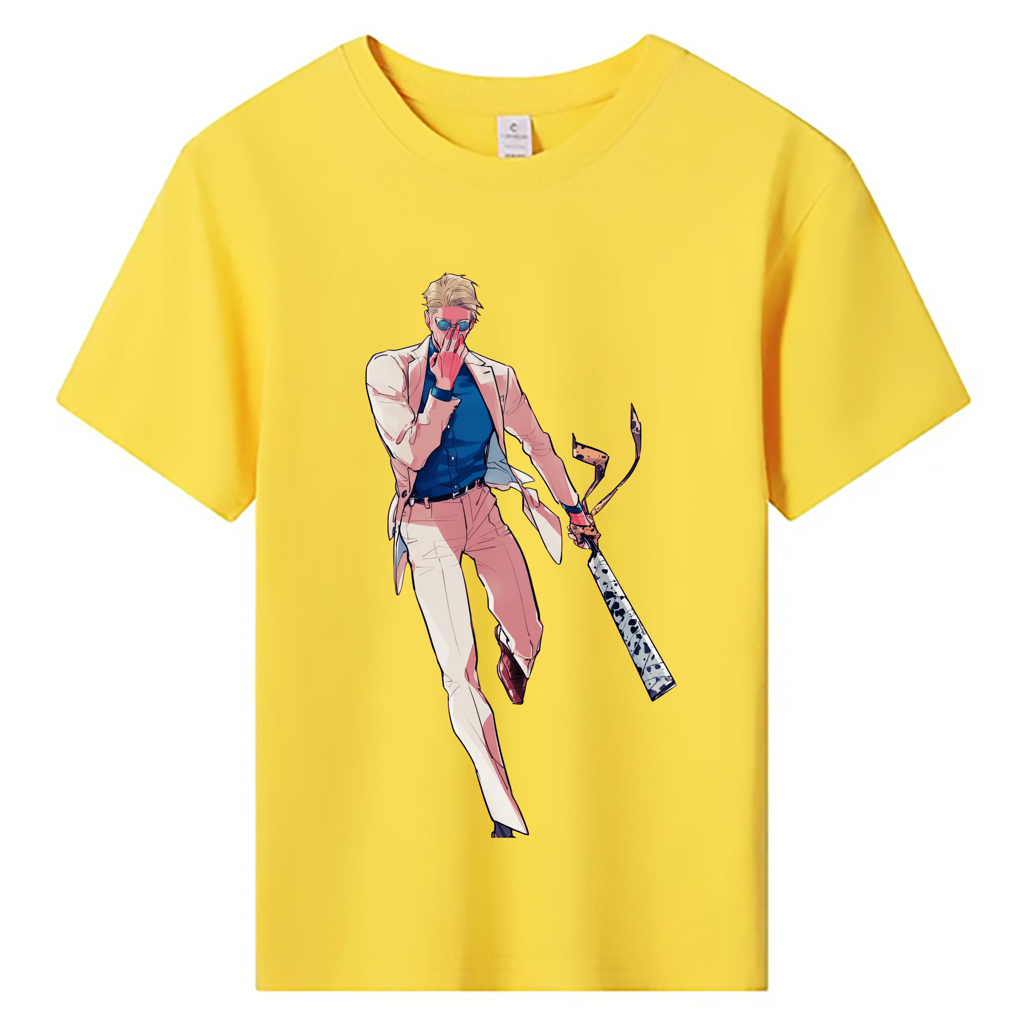 （画像用） 呪術廻戦 Jujutsu Kaisen 綿100％キッズTシャツ（フロントプリント）