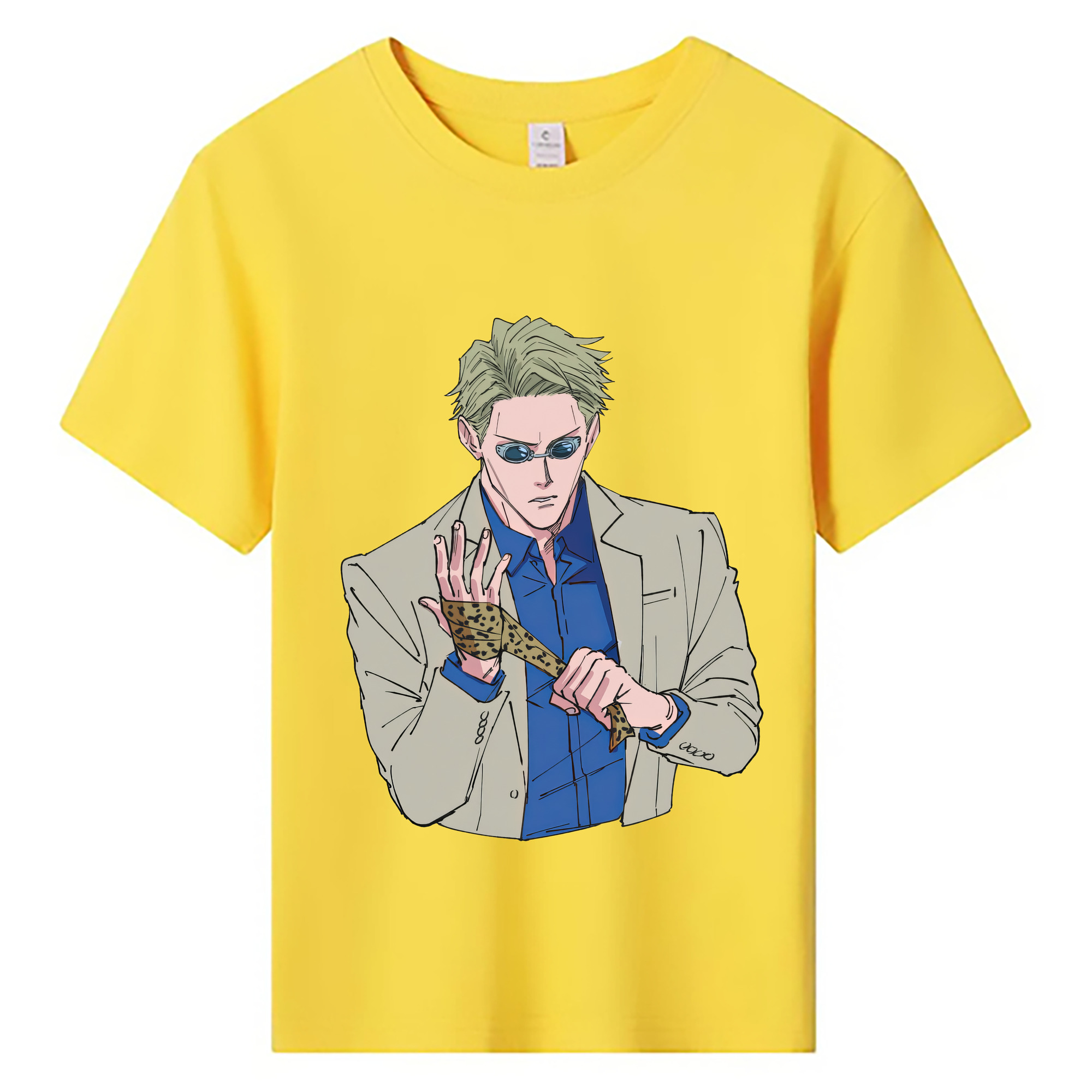 （画像用） 呪術廻戦 Jujutsu Kaisen 綿100％キッズTシャツ（フロントプリント）