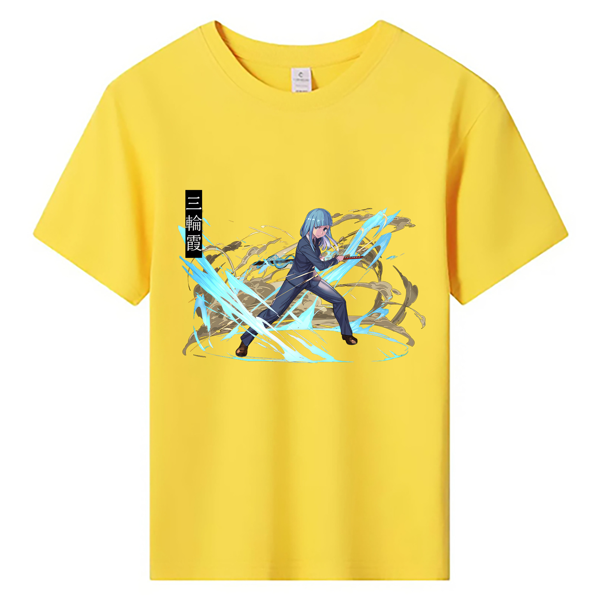 （画像用） 呪術廻戦 Jujutsu Kaisen 綿100％キッズTシャツ（フロントプリント）