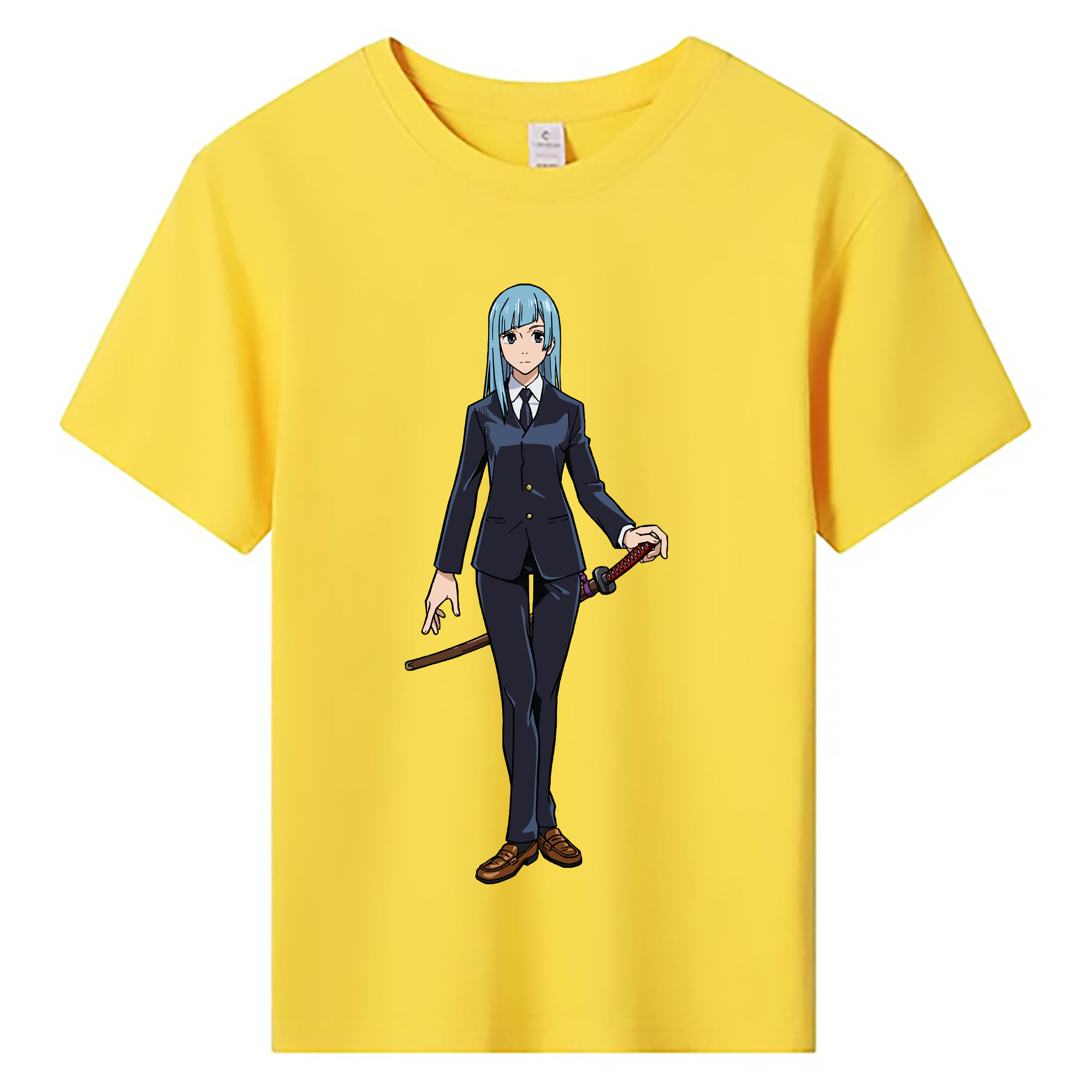 （画像用） 呪術廻戦 Jujutsu Kaisen 綿100％キッズTシャツ（フロントプリント）