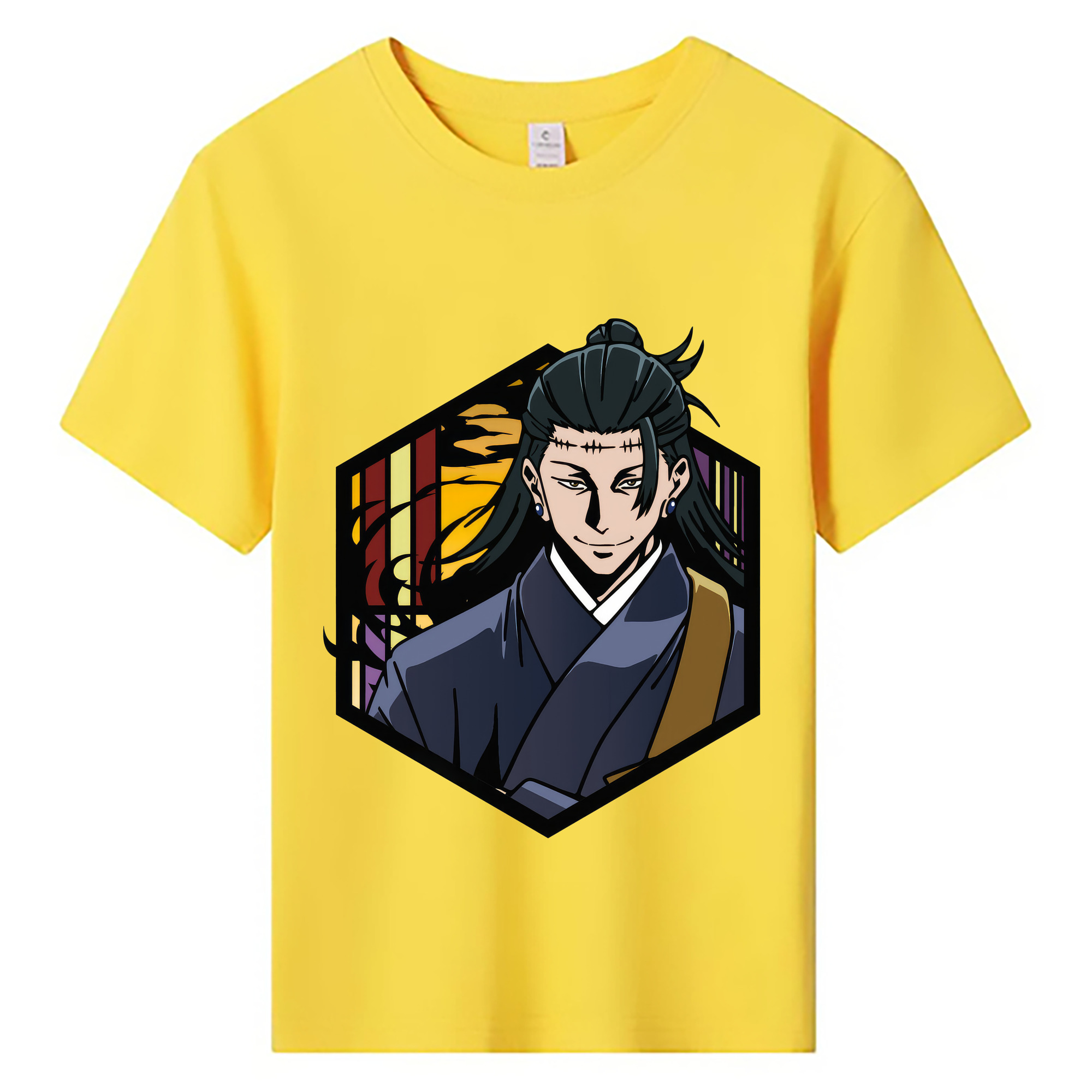（画像用） 呪術廻戦 Jujutsu Kaisen 綿100％キッズTシャツ（フロントプリント）