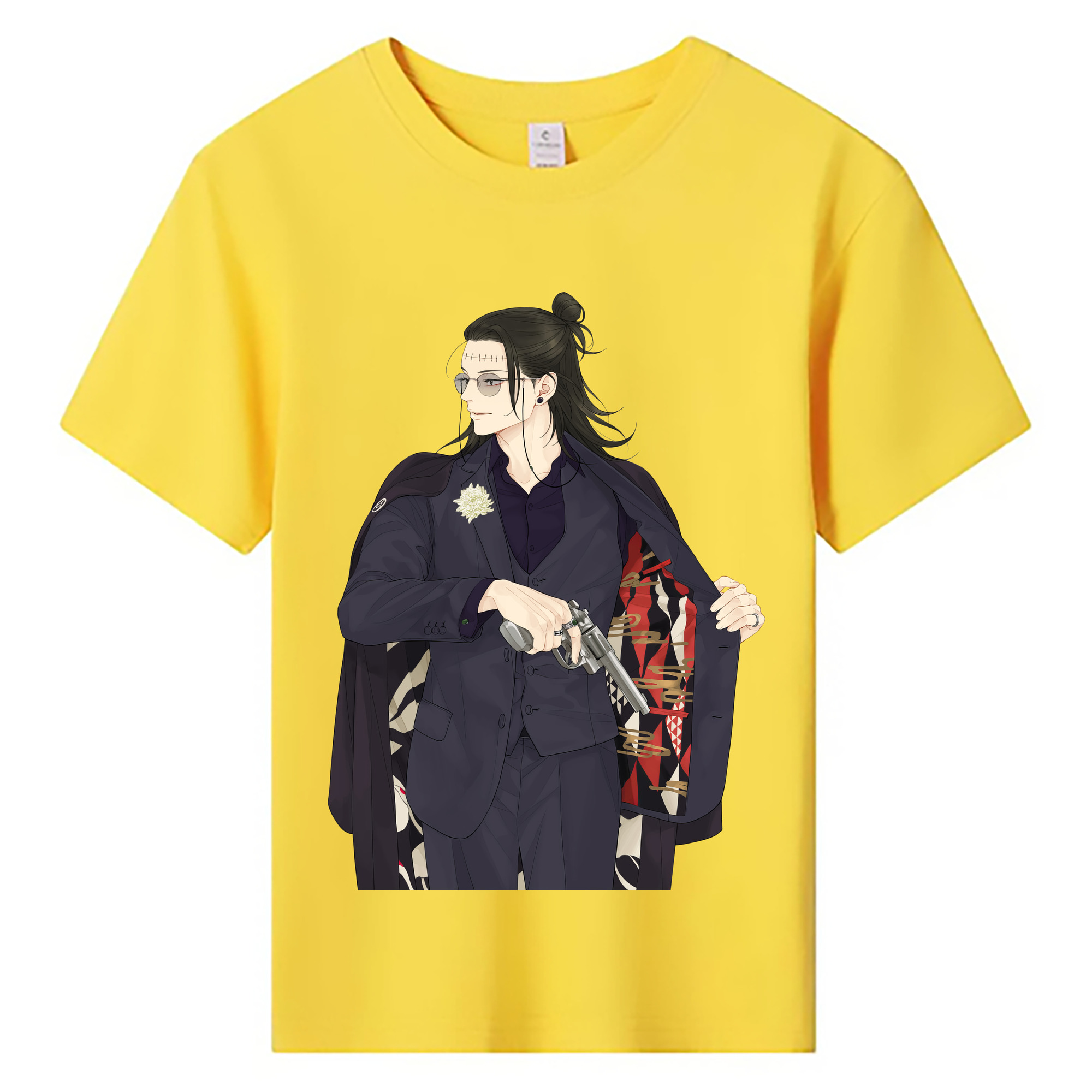 （画像用） 呪術廻戦 Jujutsu Kaisen 綿100％キッズTシャツ（フロントプリント）