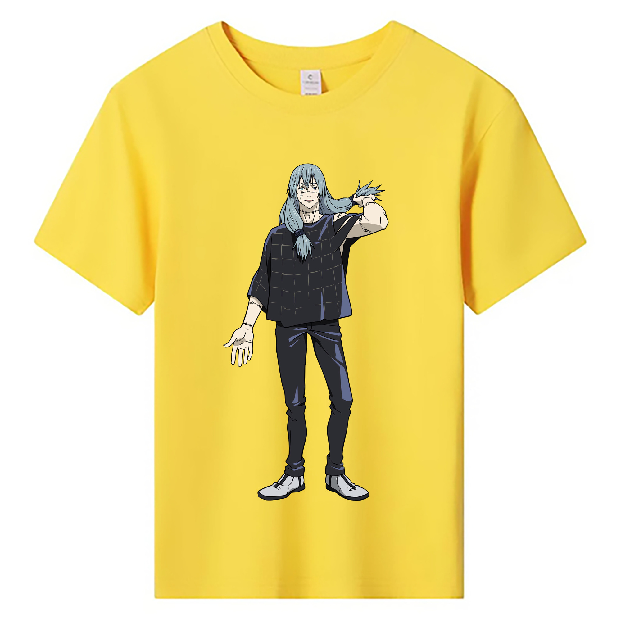 （画像用） 呪術廻戦 Jujutsu Kaisen 綿100％キッズTシャツ（フロントプリント）