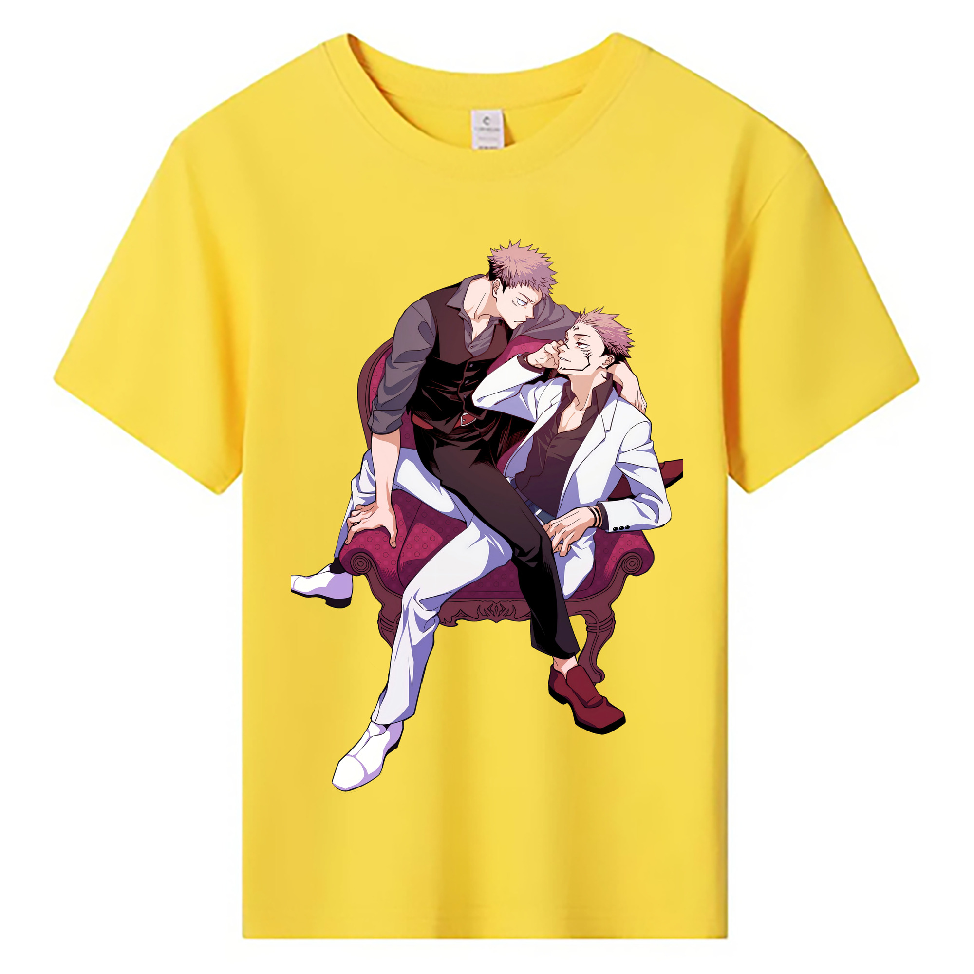 （画像用） 呪術廻戦 Jujutsu Kaisen 綿100％キッズTシャツ（フロントプリント）