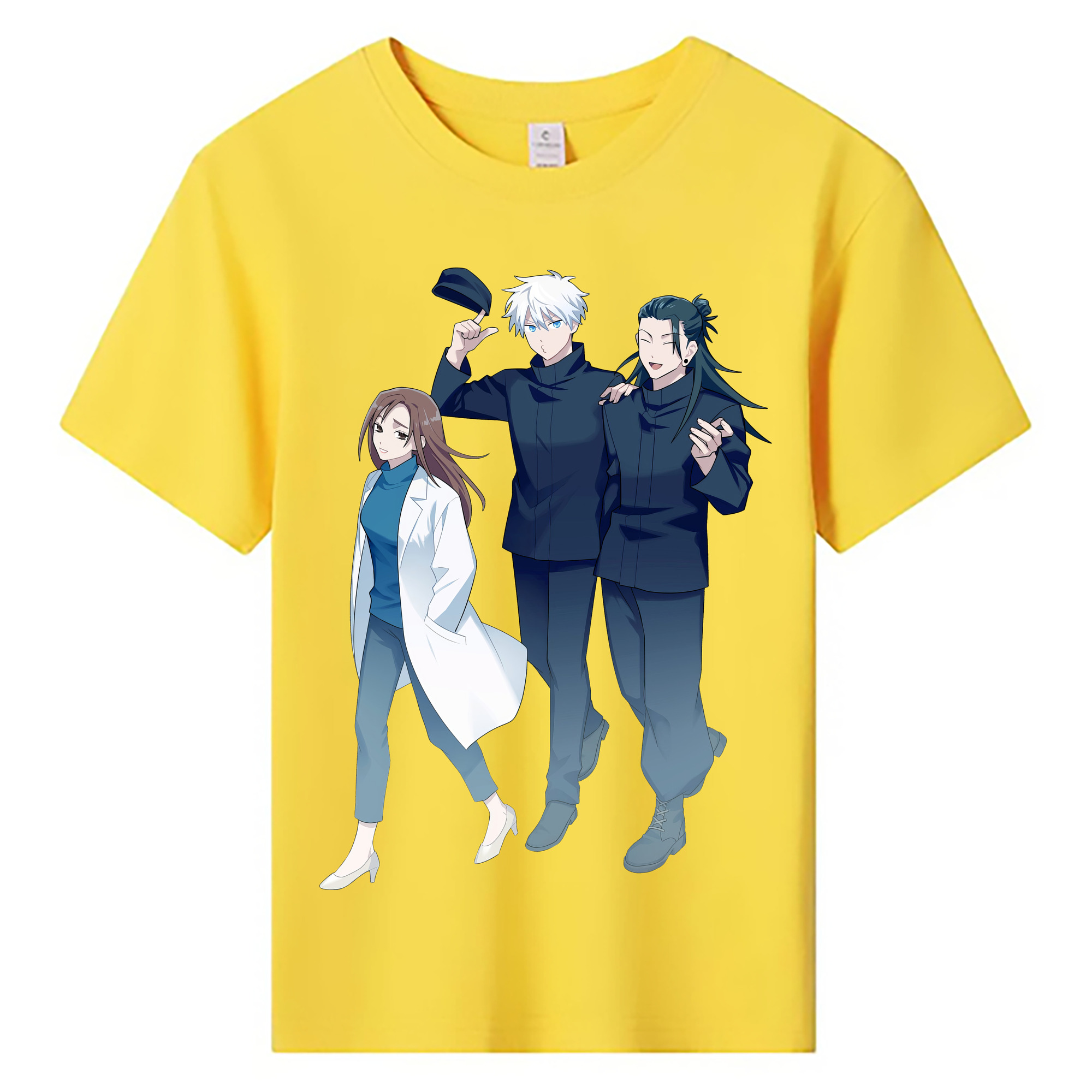 （画像用） 呪術廻戦 Jujutsu Kaisen 綿100％キッズTシャツ（フロントプリント）