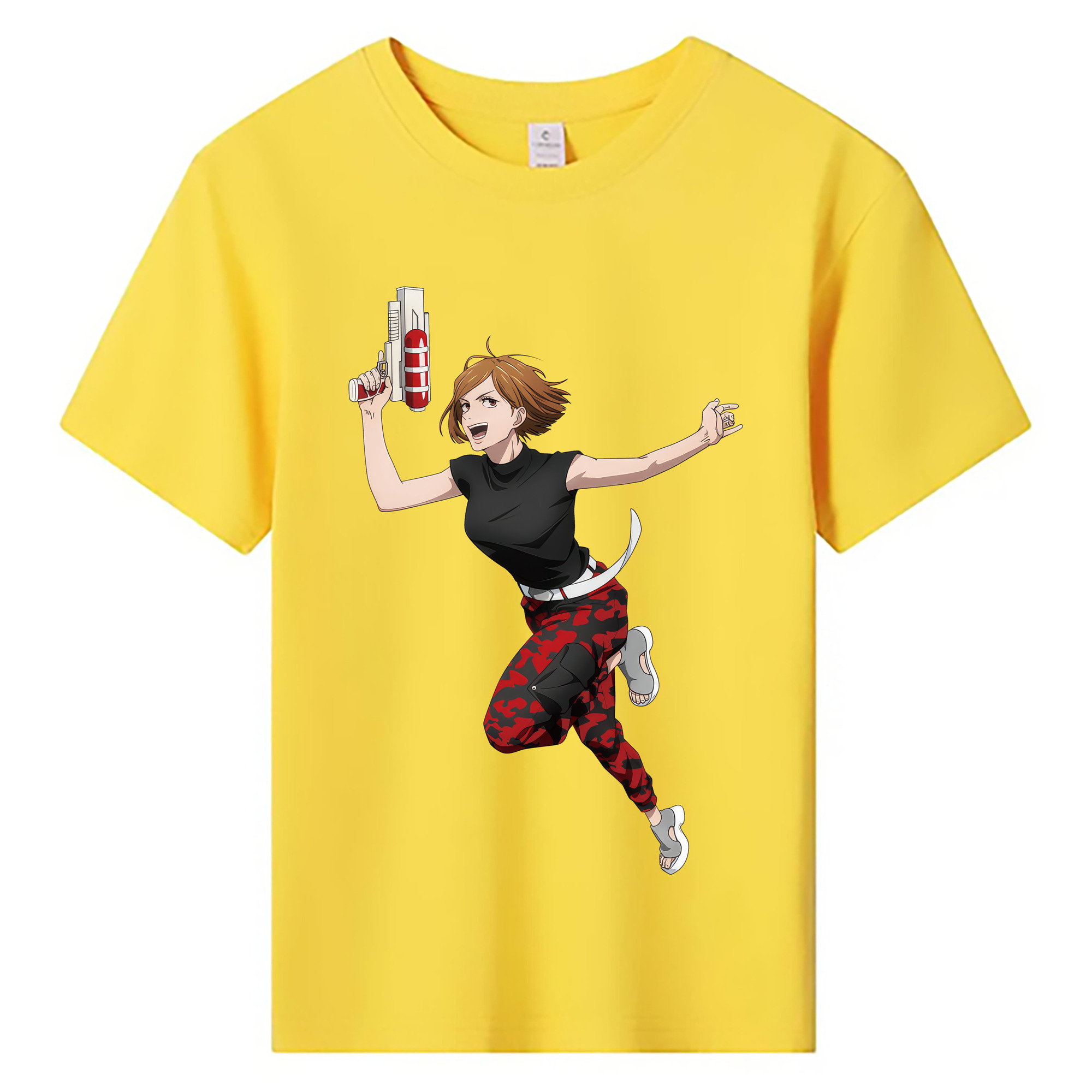 （画像用） 呪術廻戦 Jujutsu Kaisen 綿100％キッズTシャツ（フロントプリント）